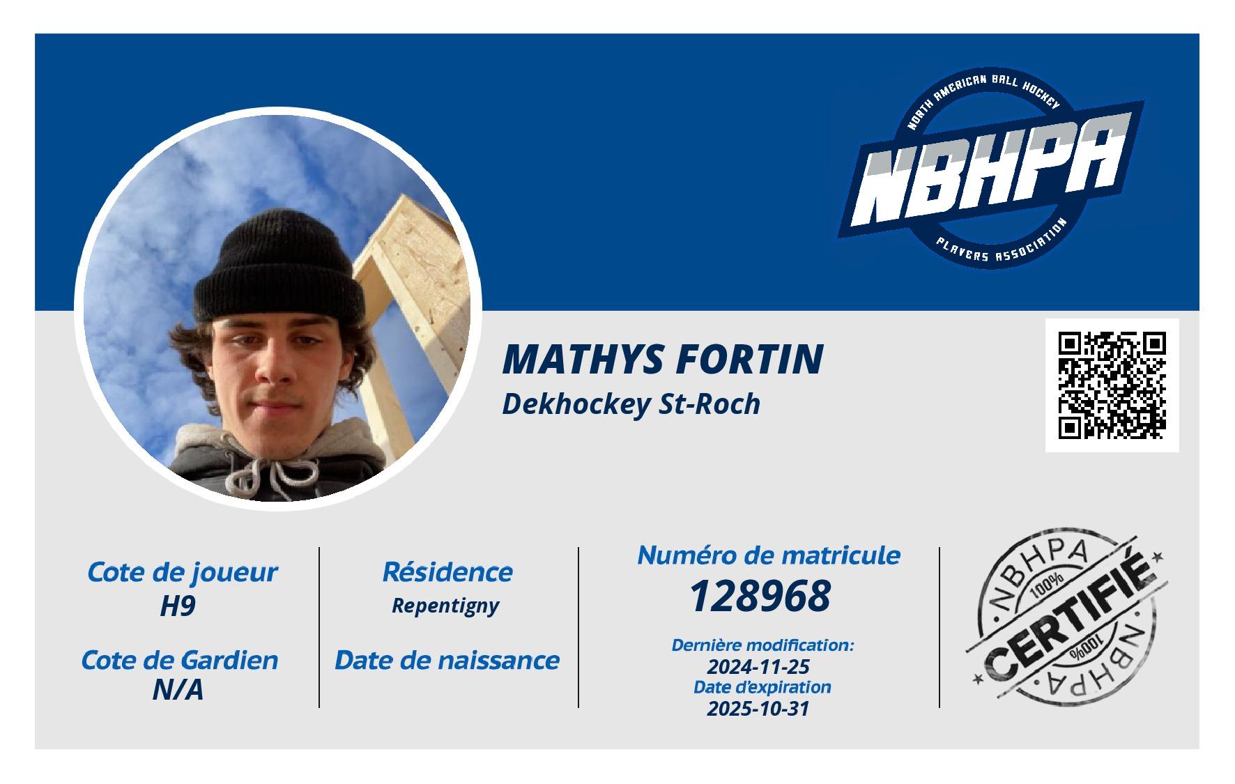 Mathys Fortin