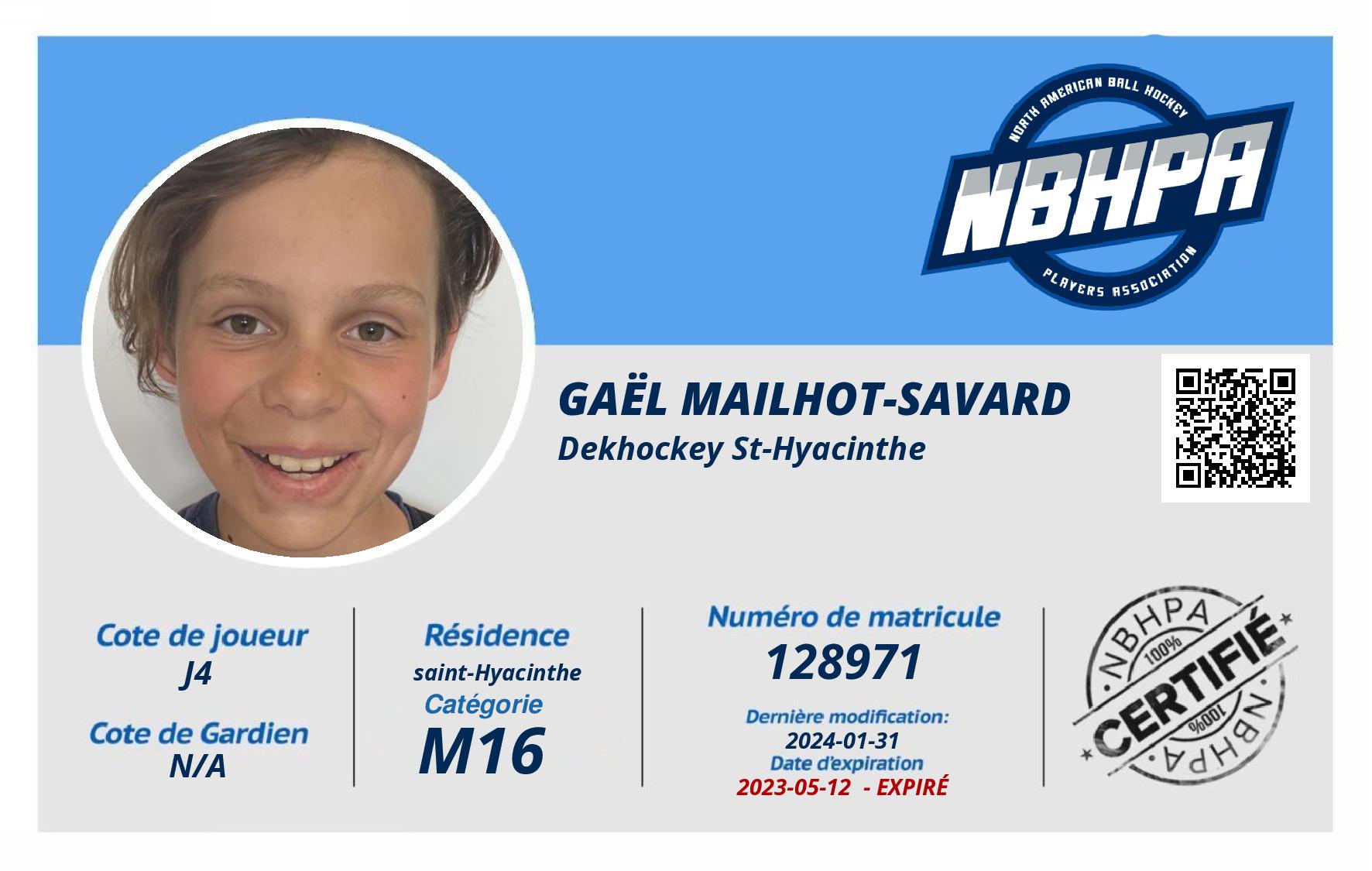Gaël Mailhot-Savard