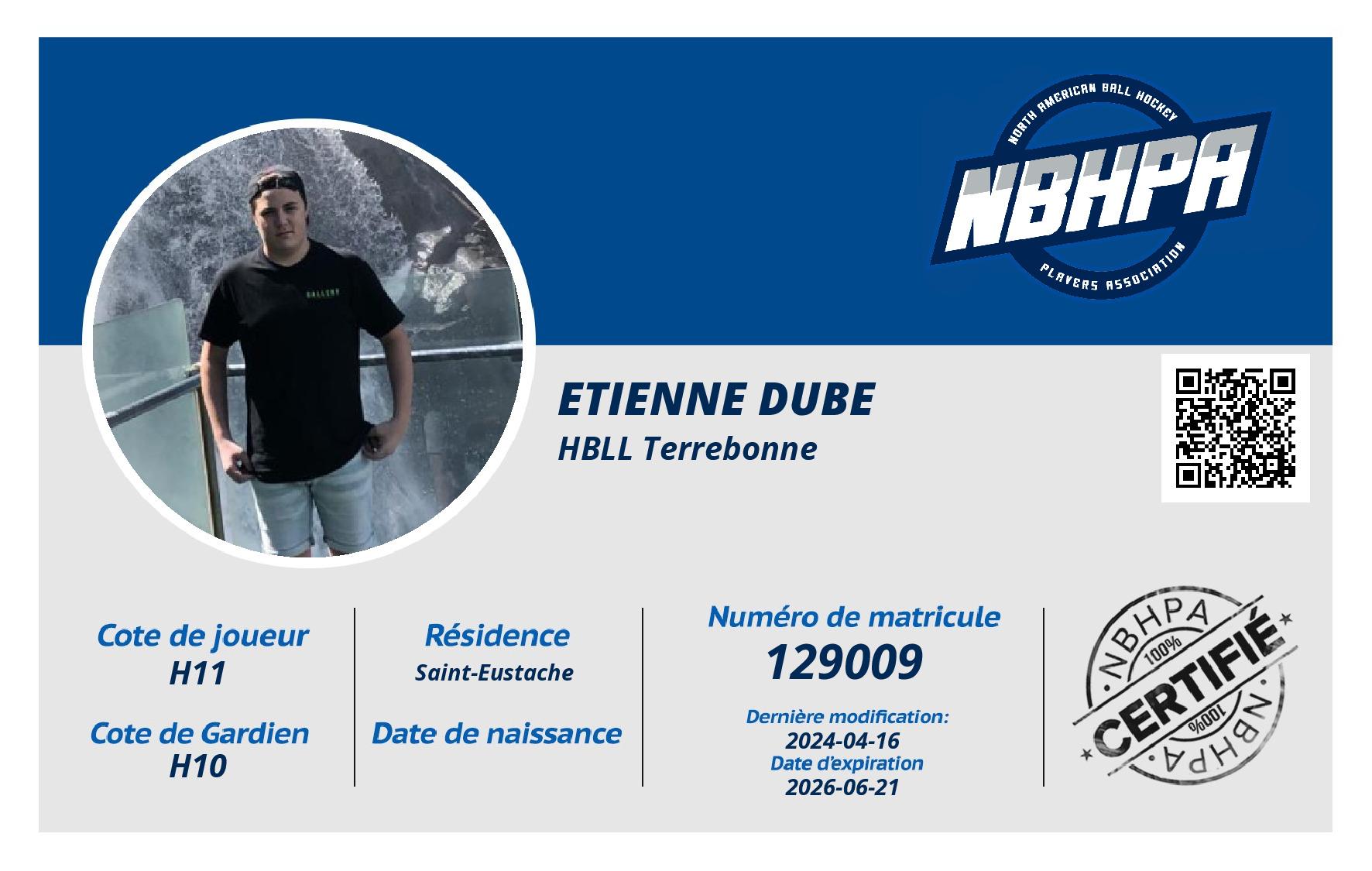 Etienne Dube