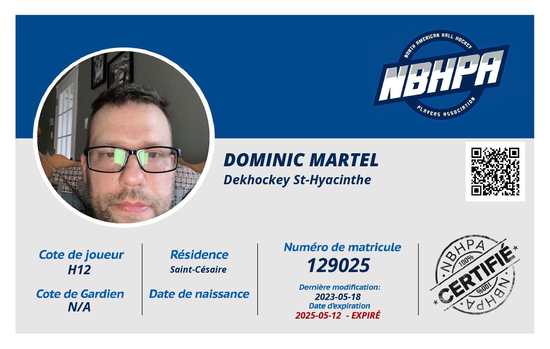 Dominic Martel