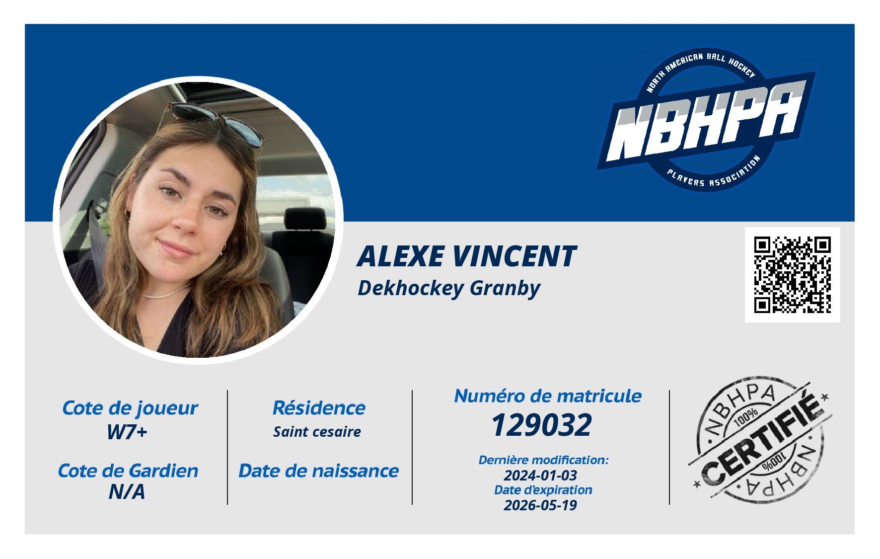 Alexe Vincent