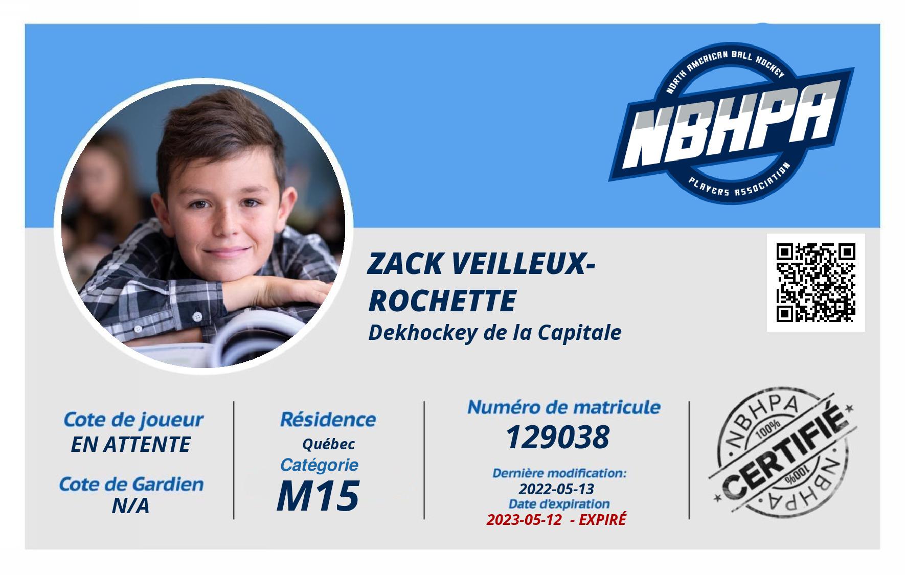Zack Veilleux-Rochette