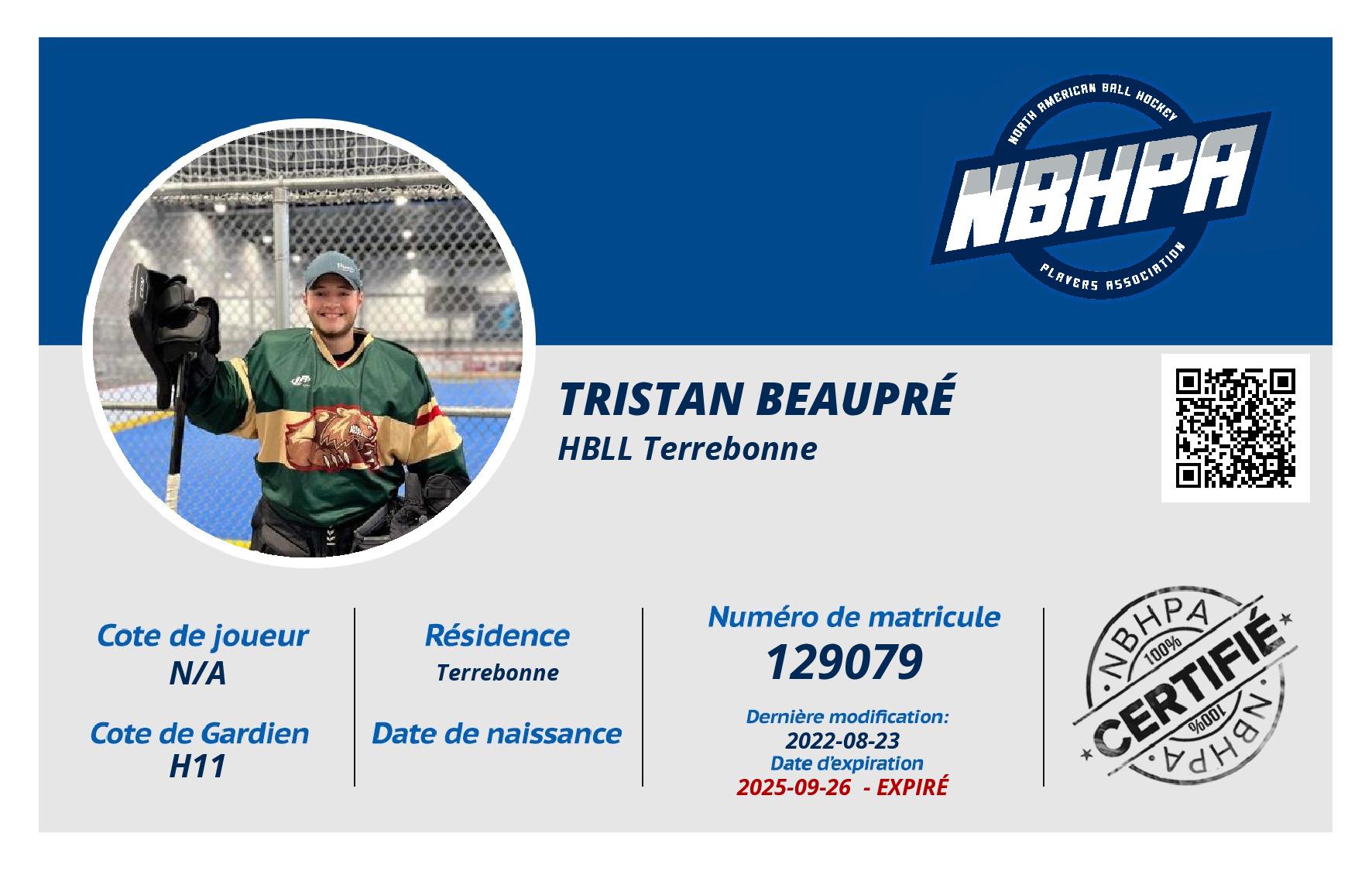 Tristan Beaupré
