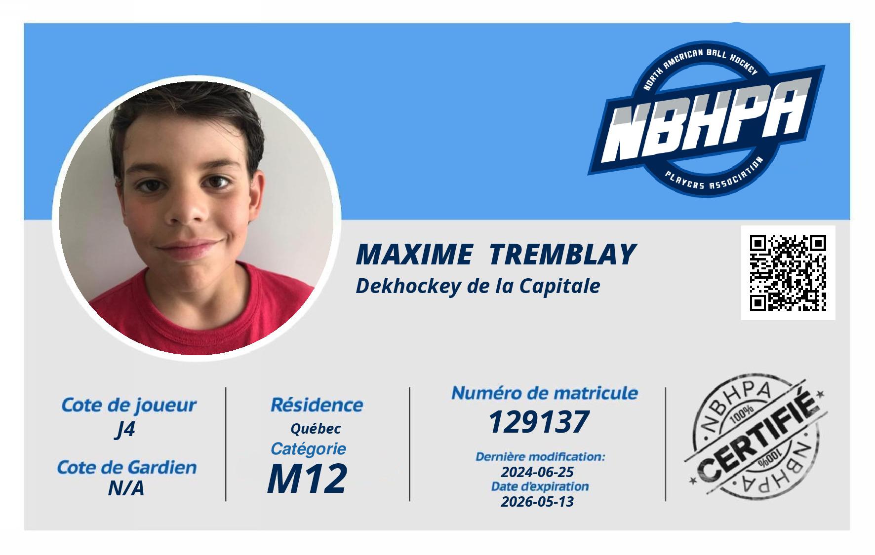 Maxime  Tremblay