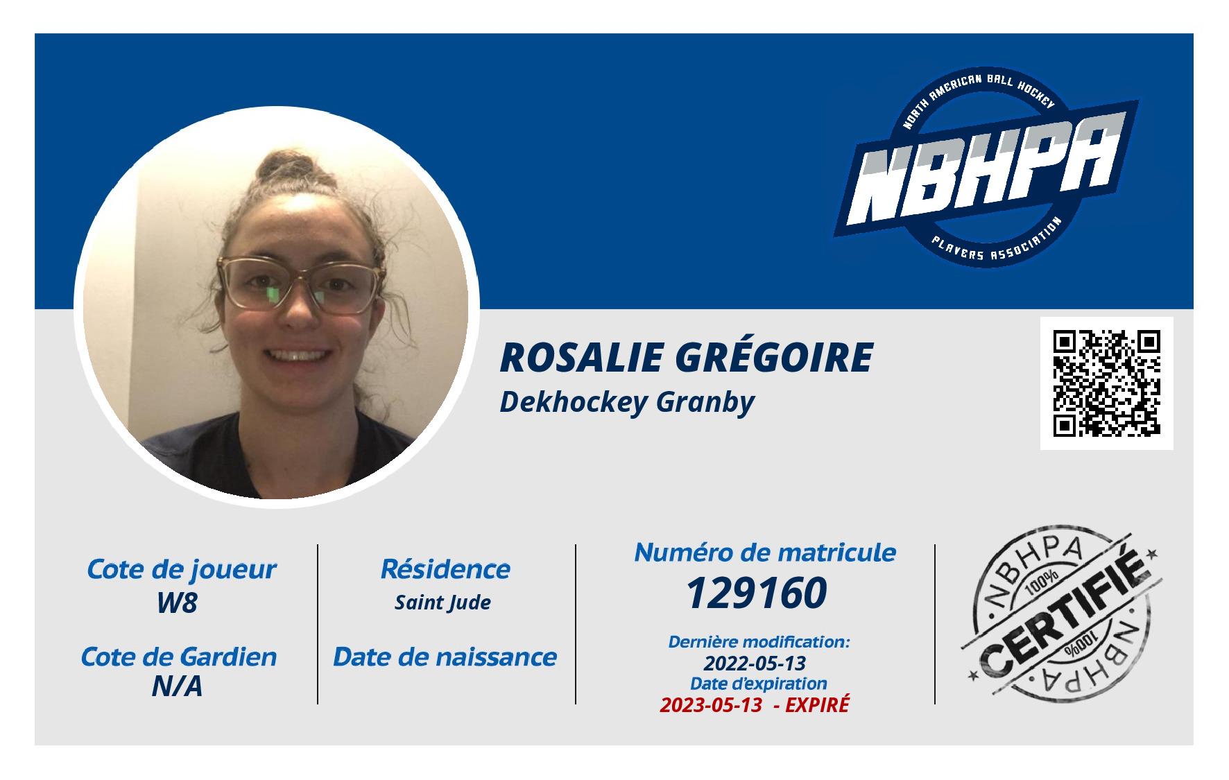 Rosalie Grégoire