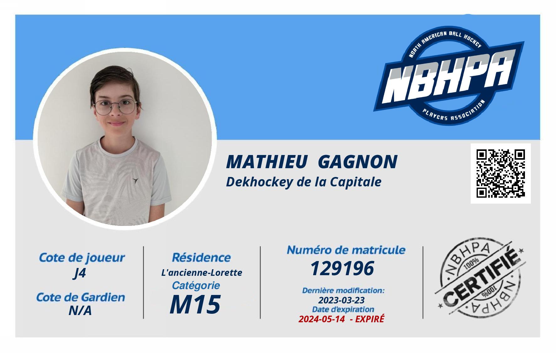 Mathieu  Gagnon