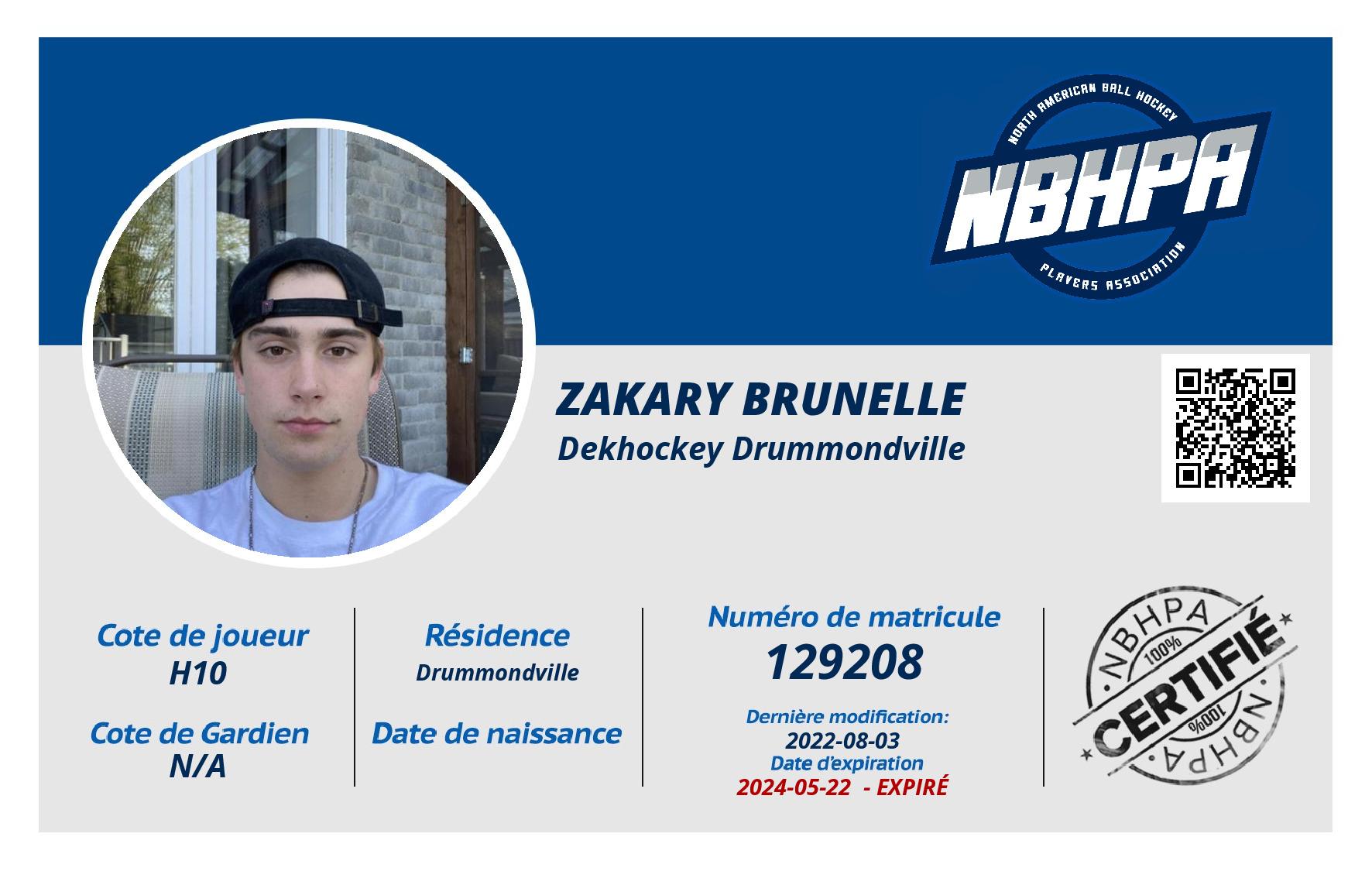 Zakary Brunelle