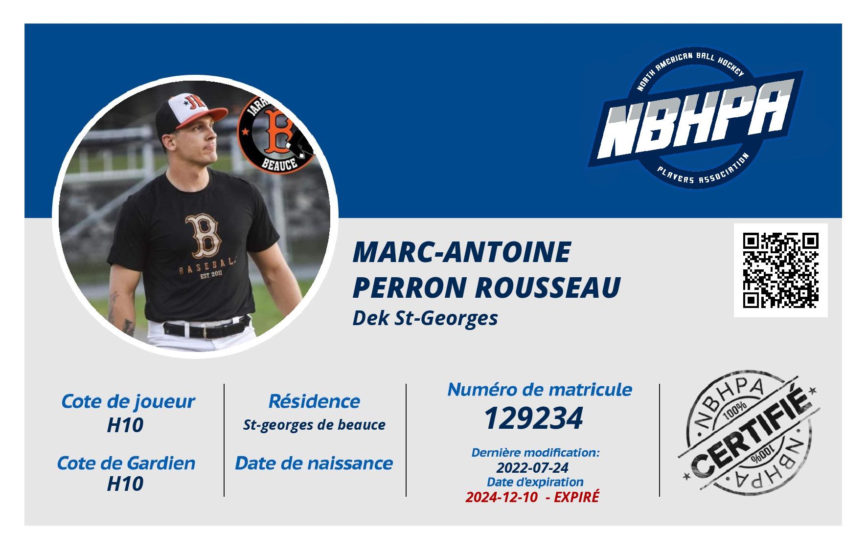 Marc-Antoine Perron Rousseau