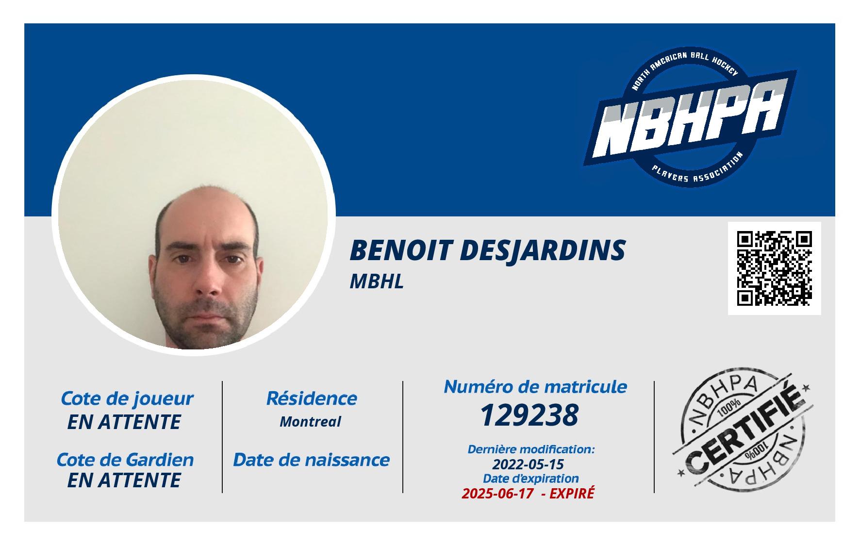 Benoit Desjardins 