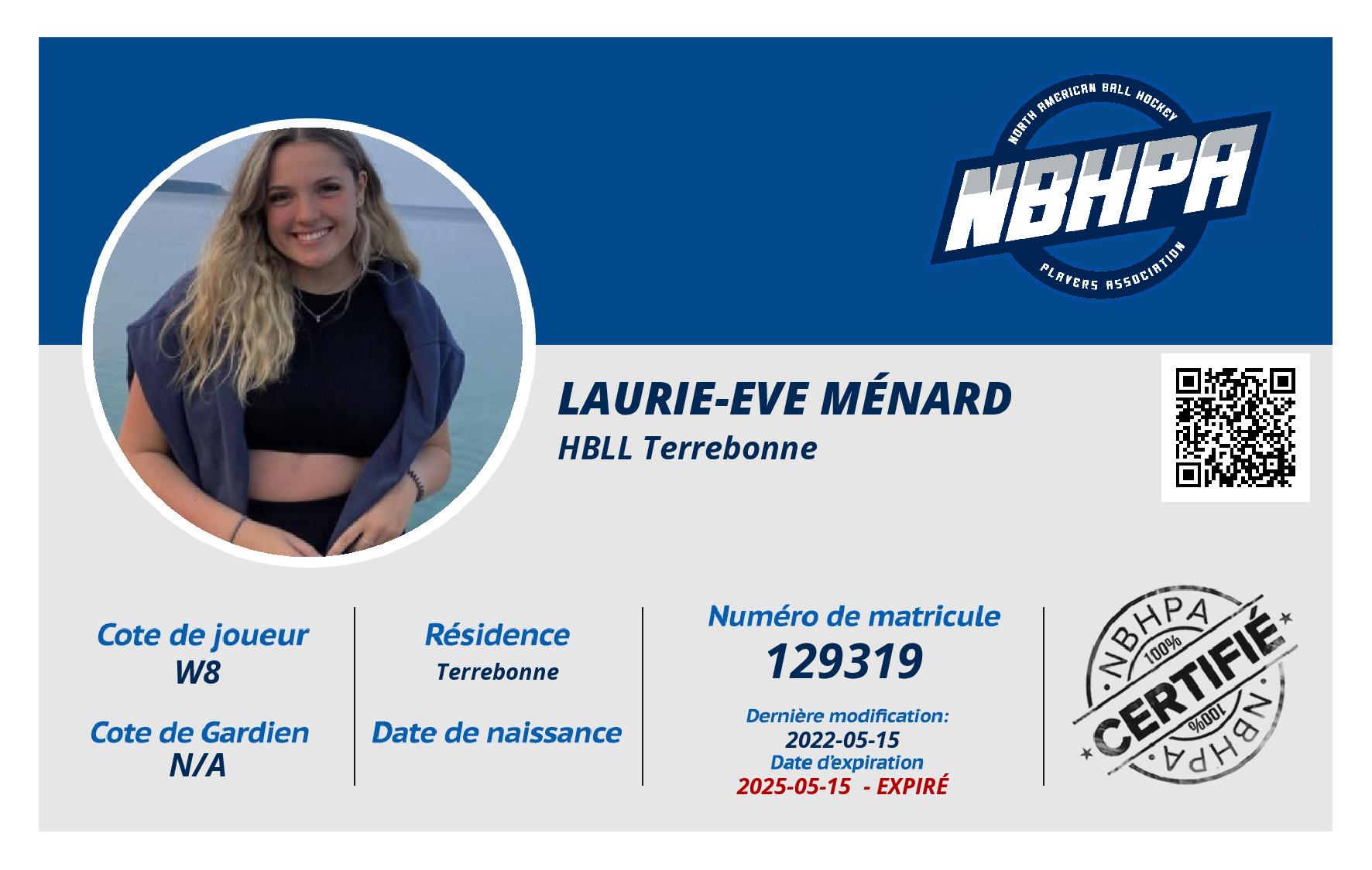 Laurie-Eve Ménard