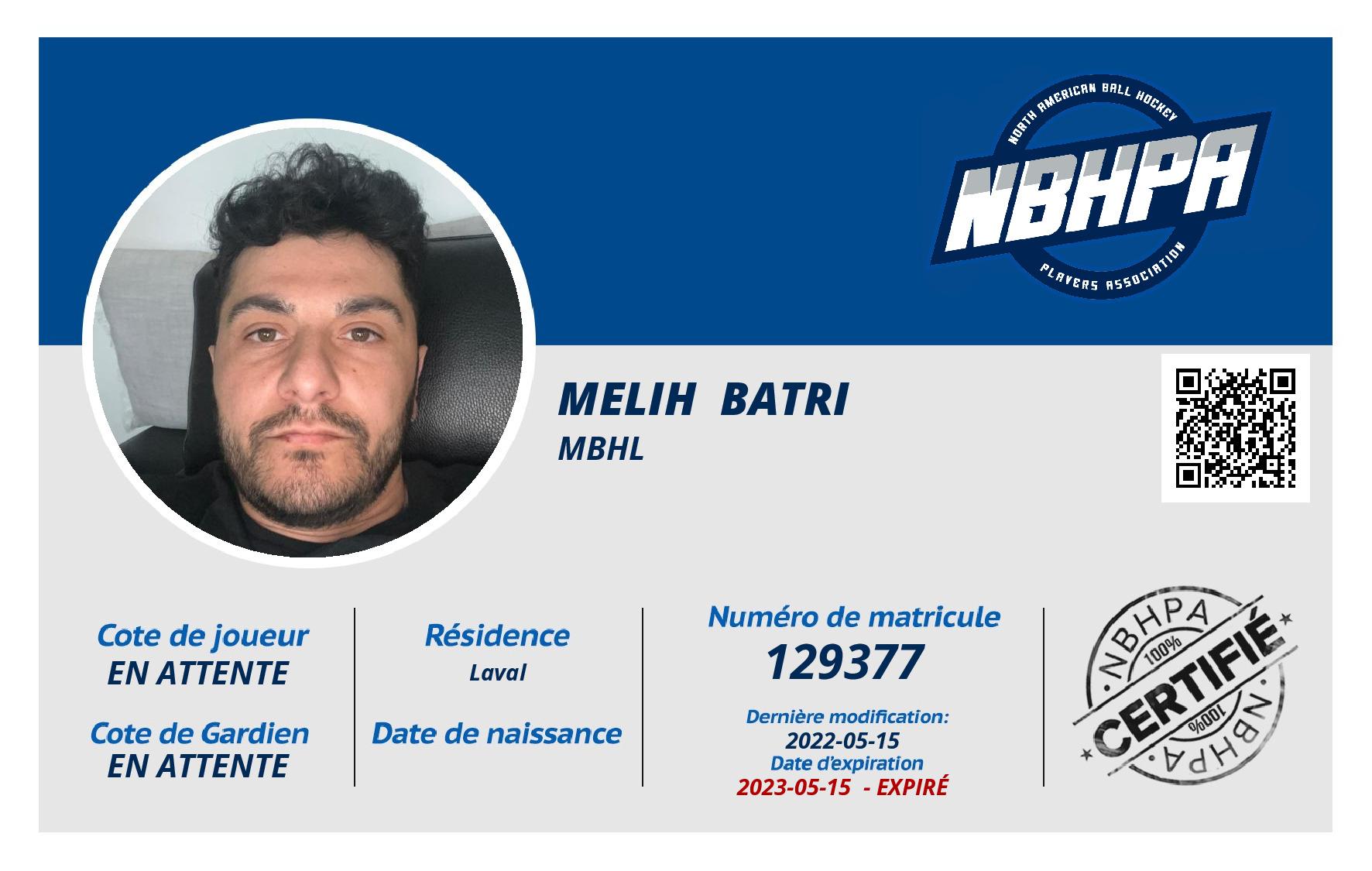Melih  Batri