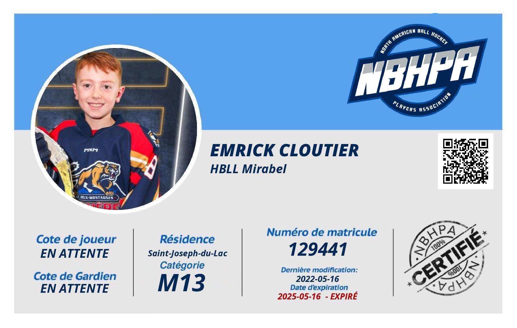 Emrick Cloutier