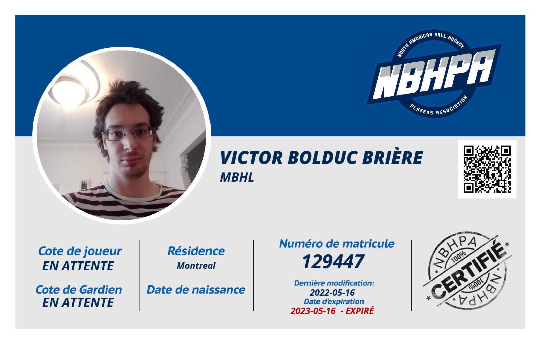 Victor Bolduc Brière