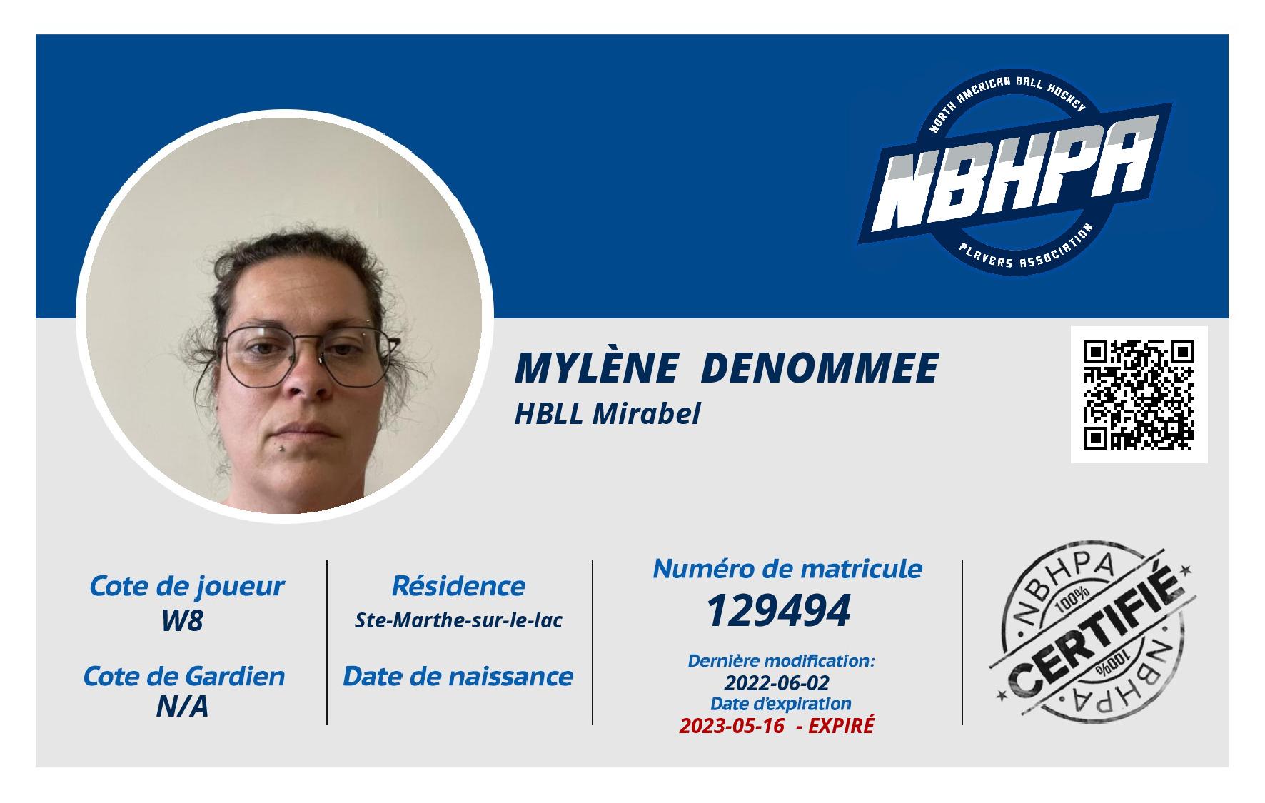 Mylène  Denommee