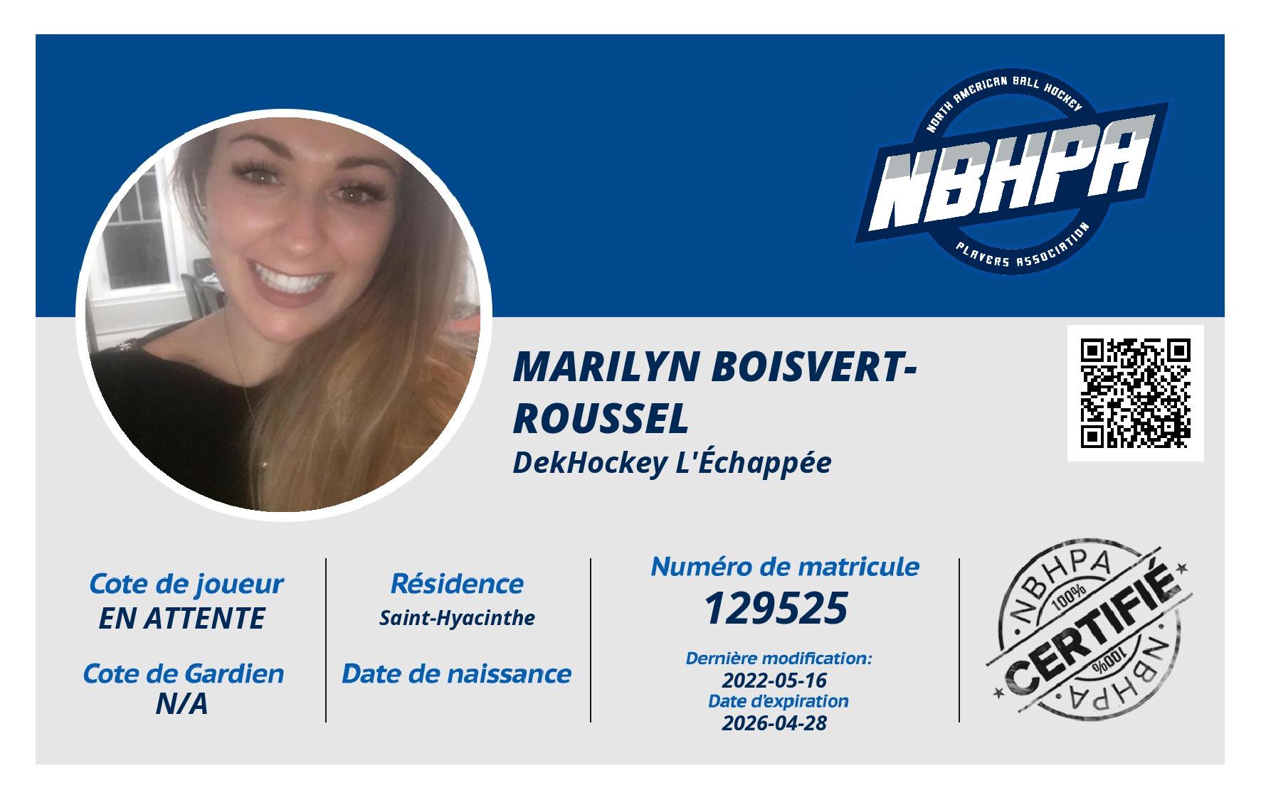 Marilyn Boisvert-Roussel
