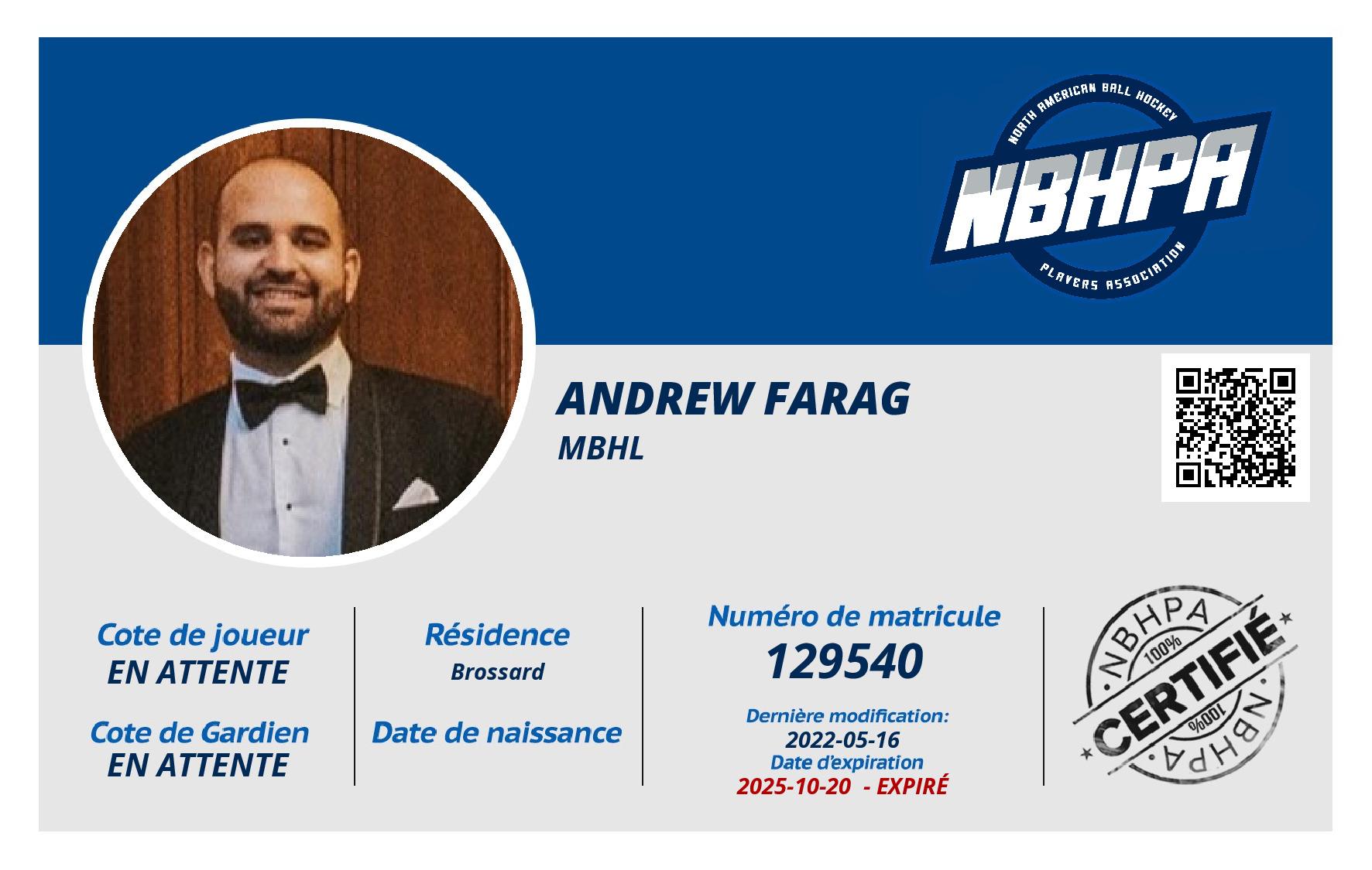 Andrew Farag
