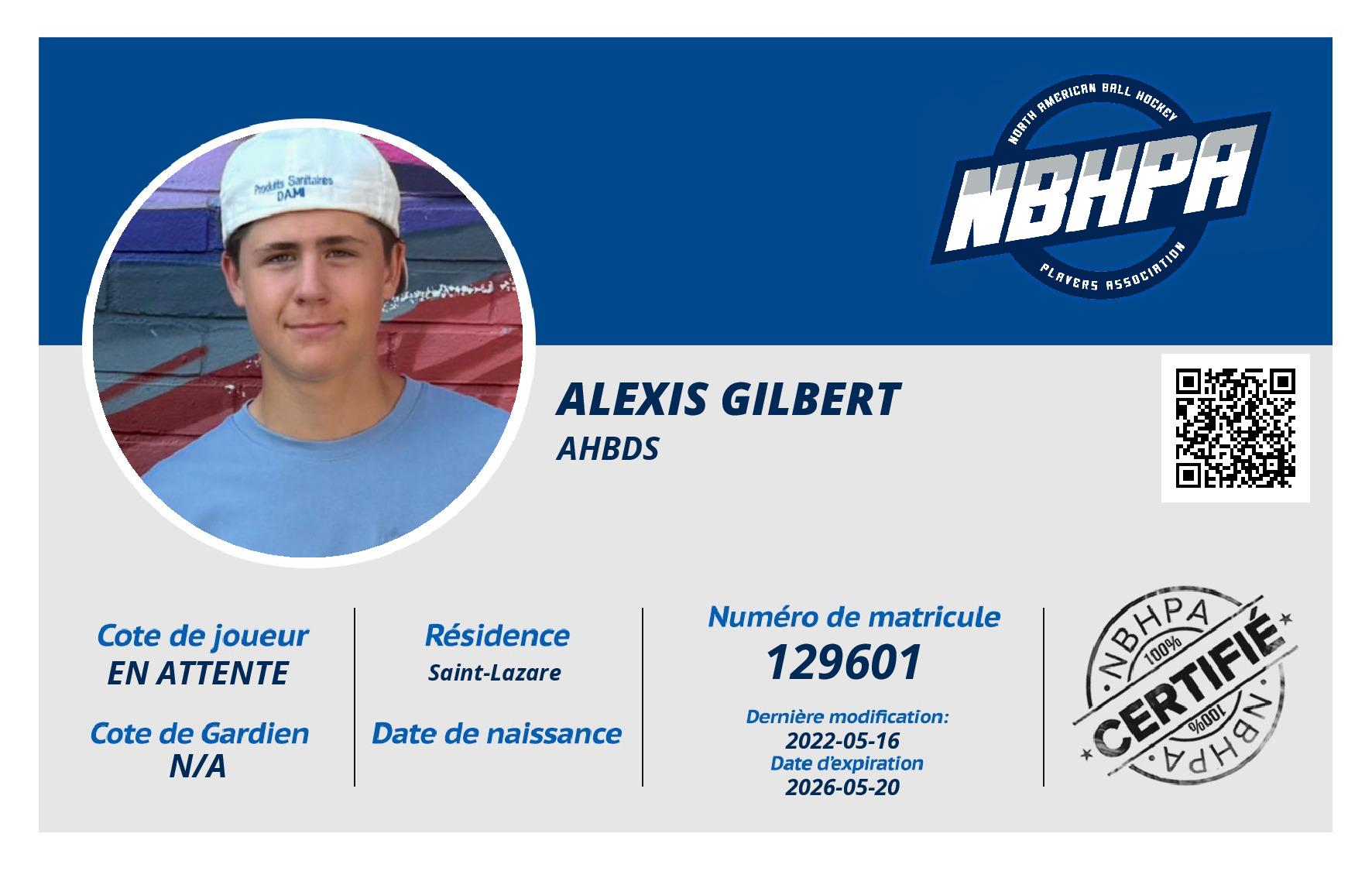 Alexis Gilbert 
