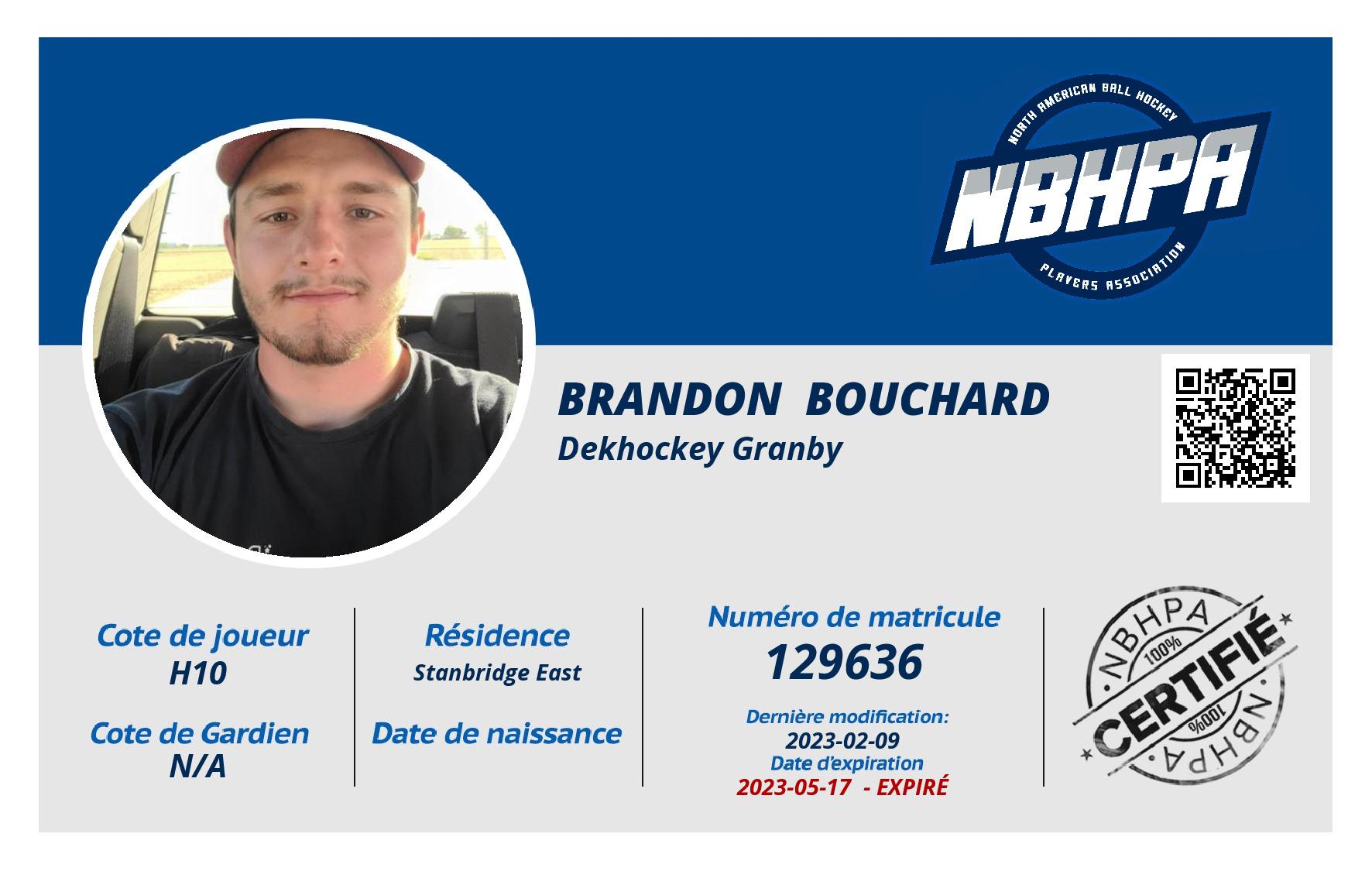 Brandon  Bouchard