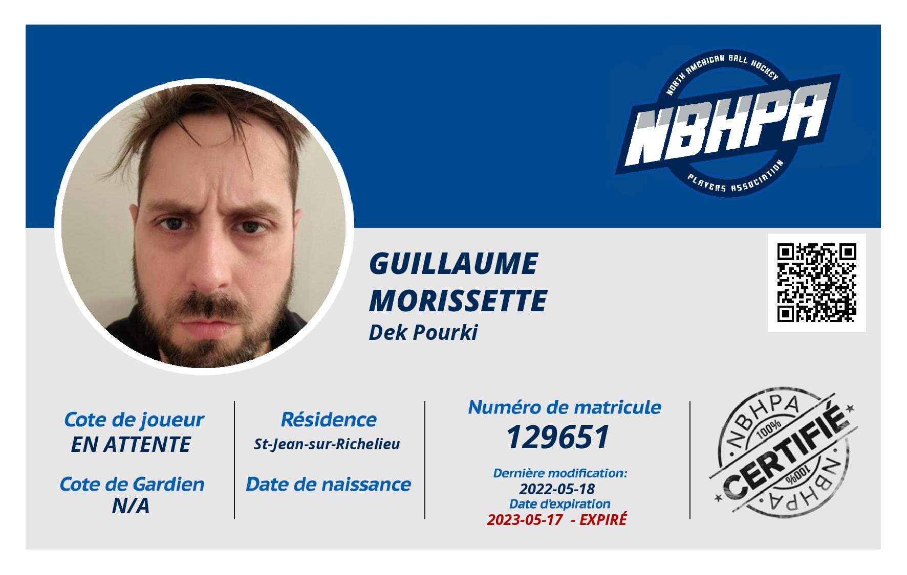 Guillaume  Morissette 