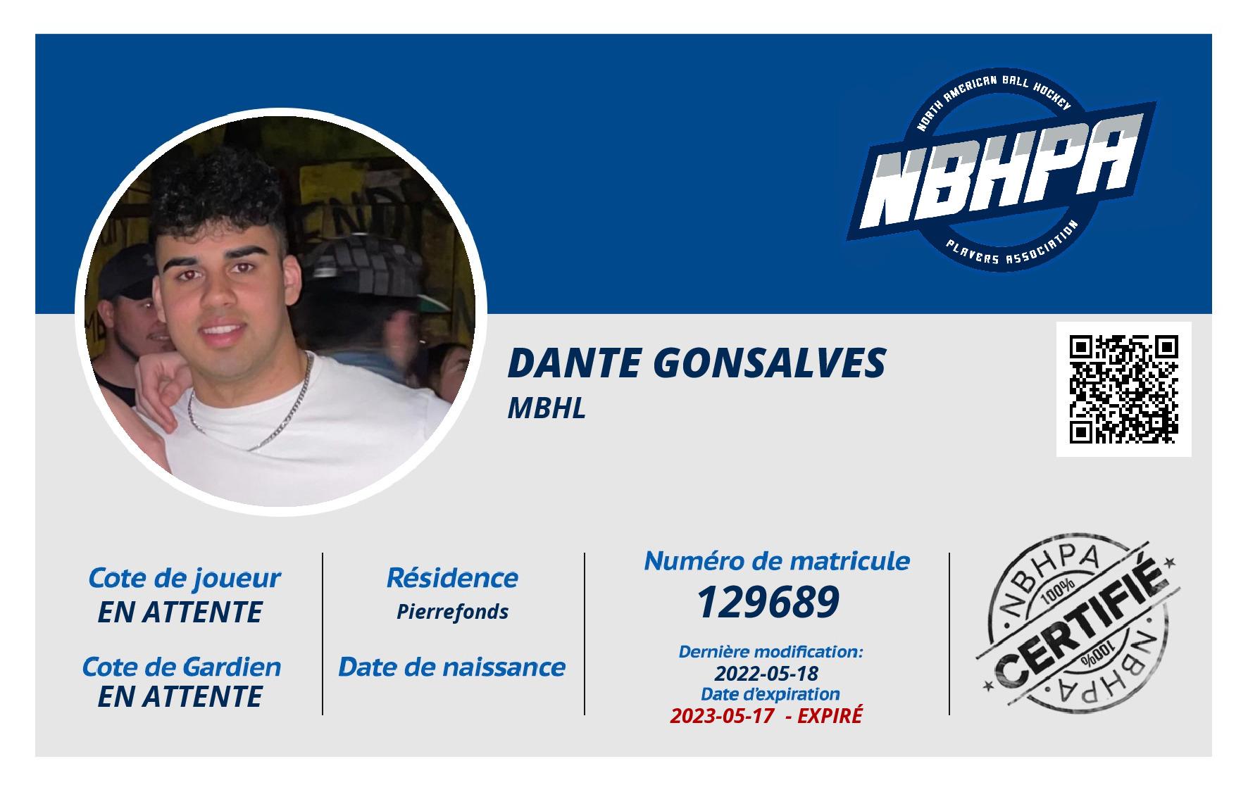 Dante Gonsalves