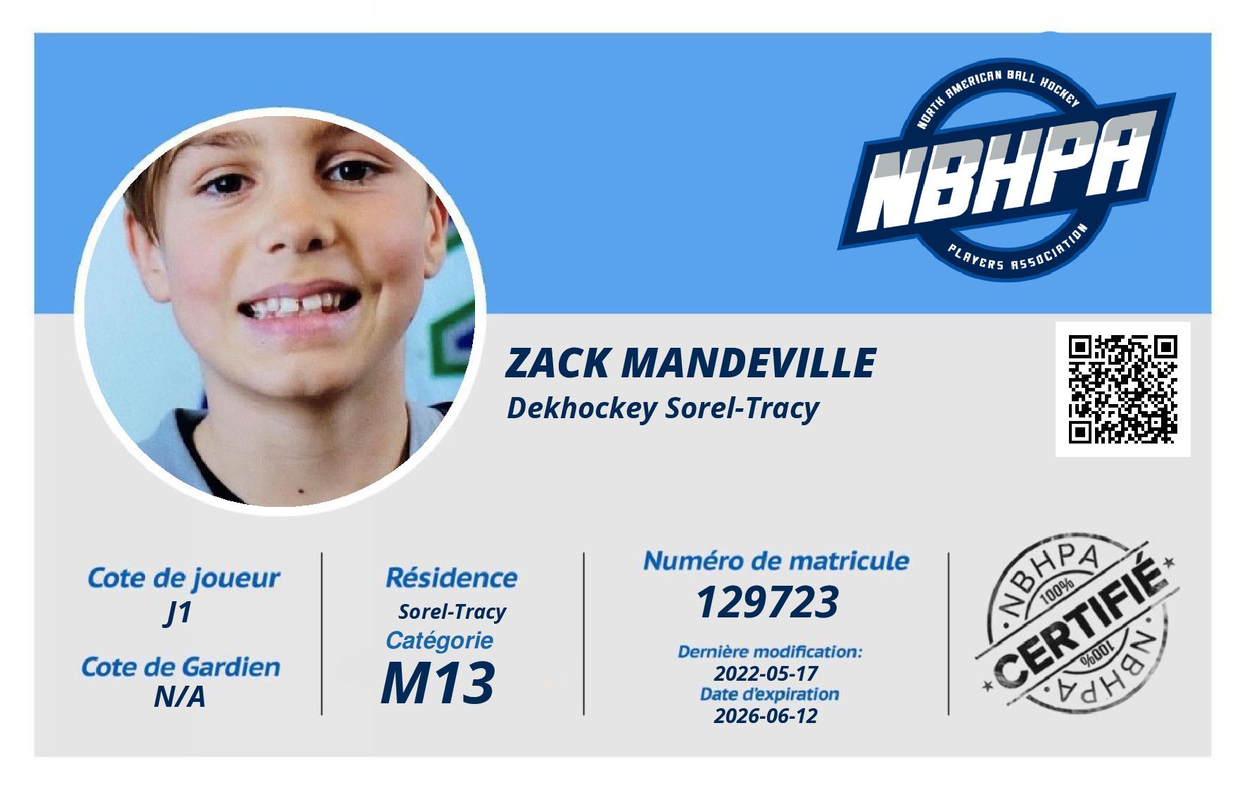 Zack Mandeville