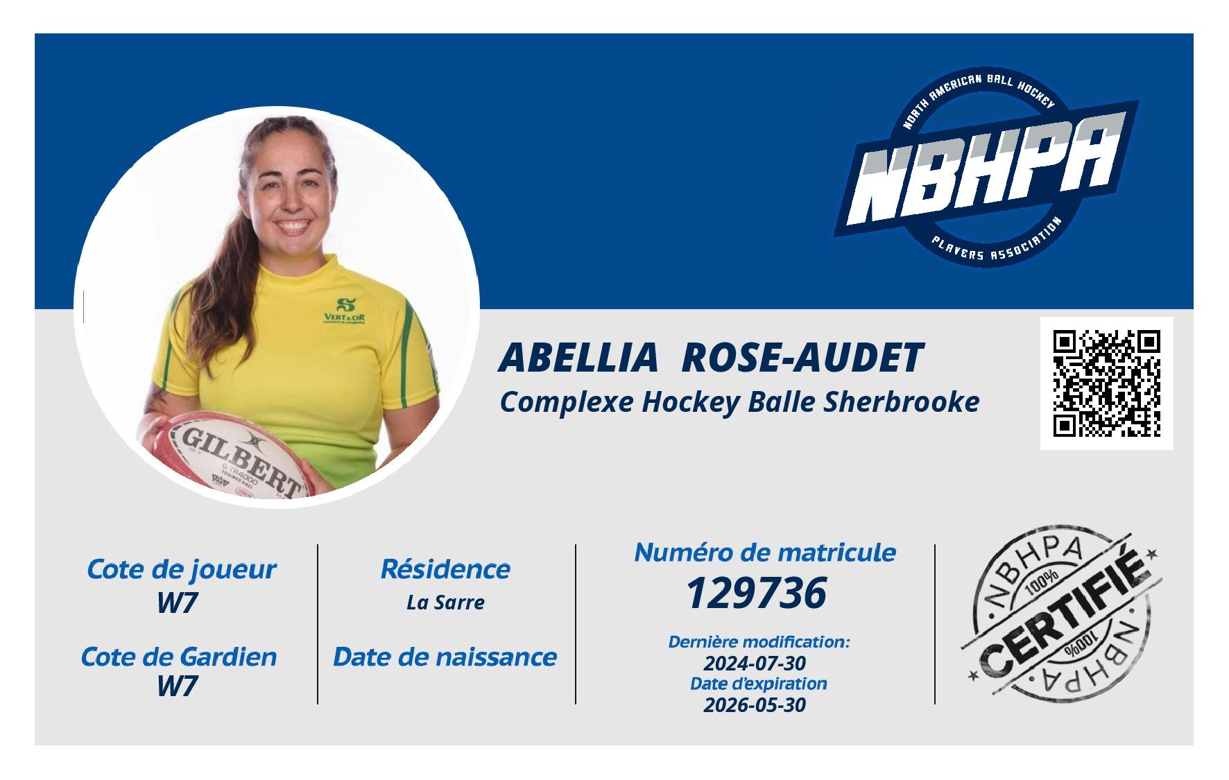 Abellia  Rose-Audet
