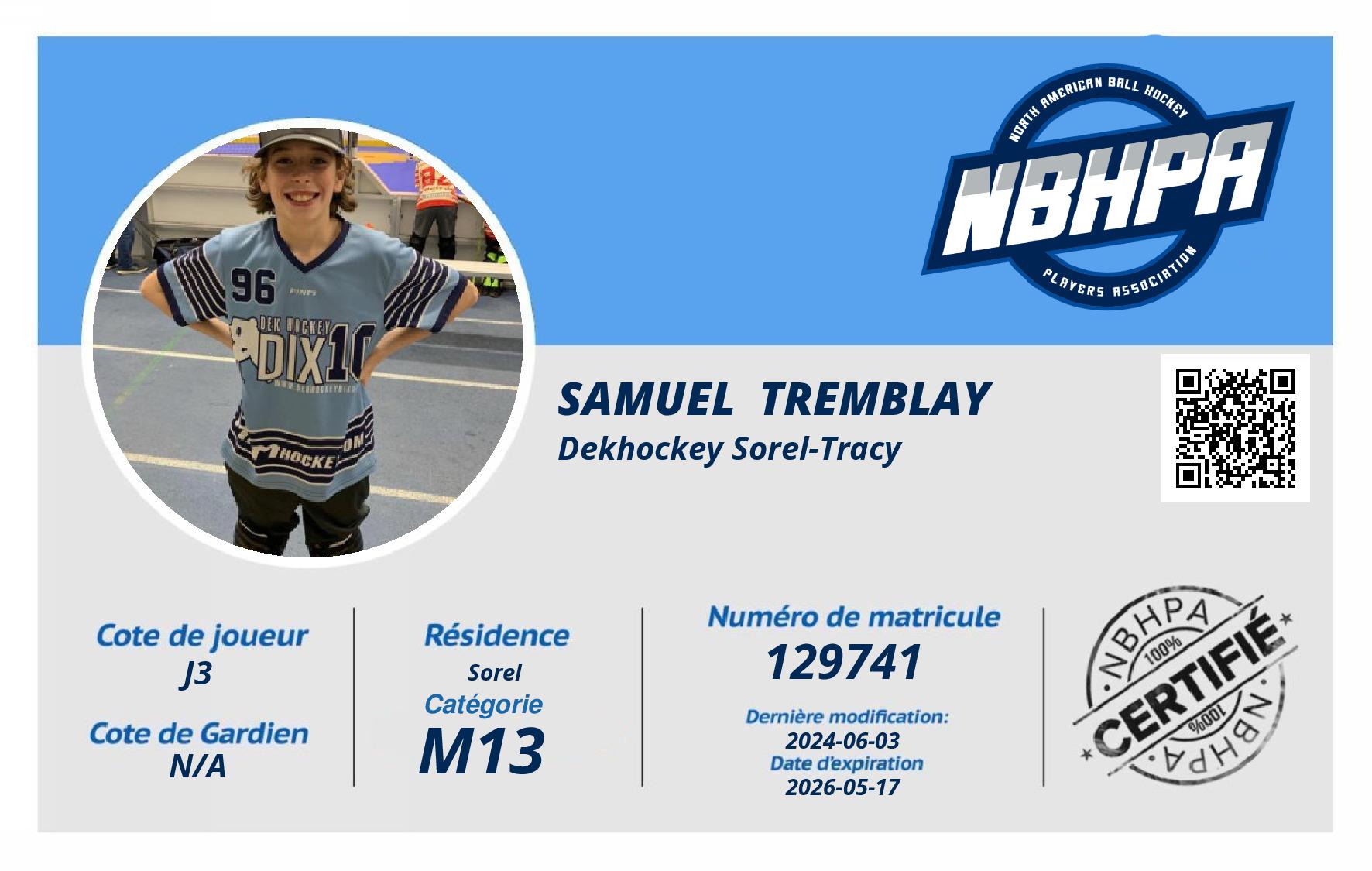 Samuel  Tremblay