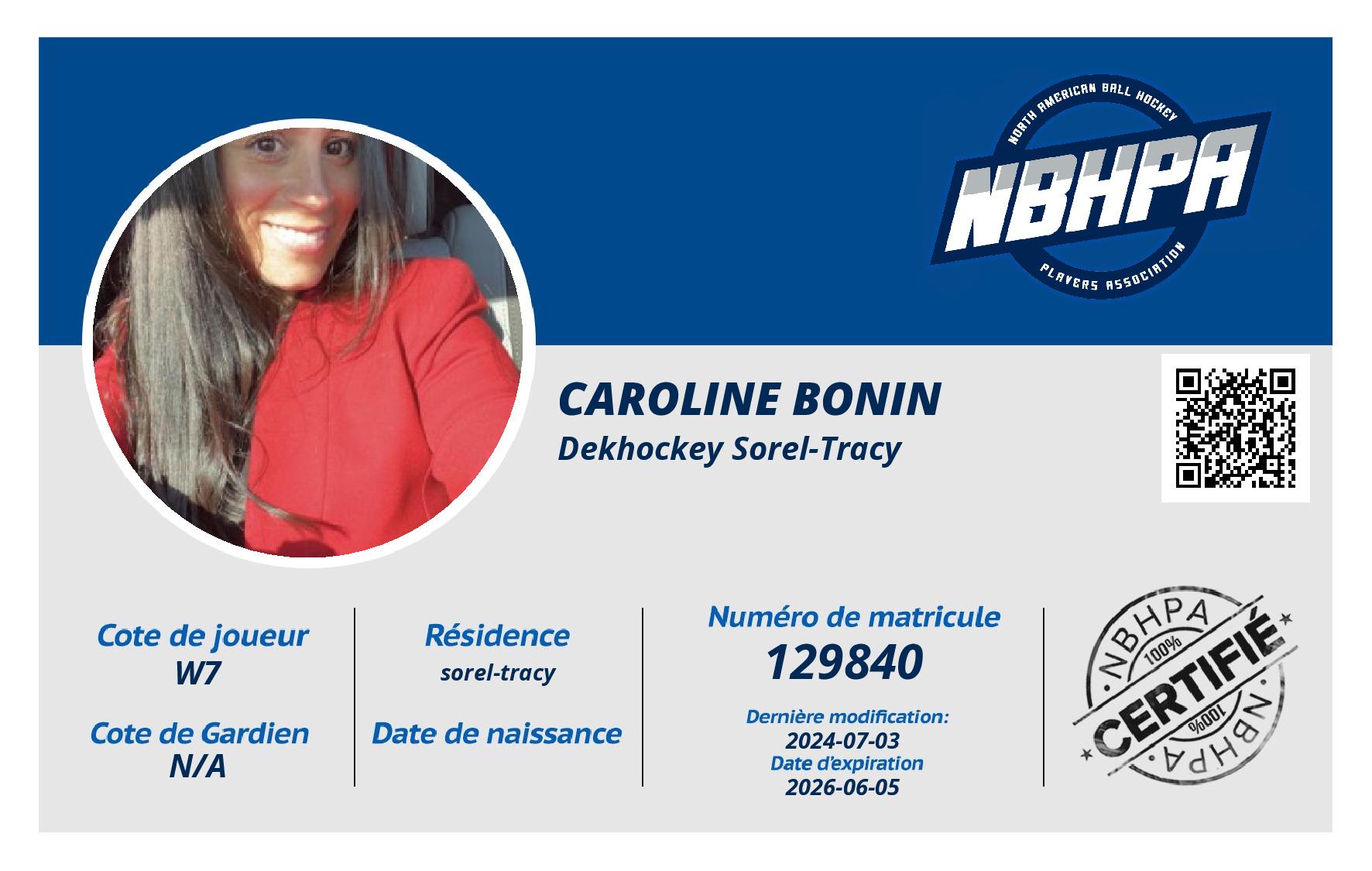 Caroline Bonin 