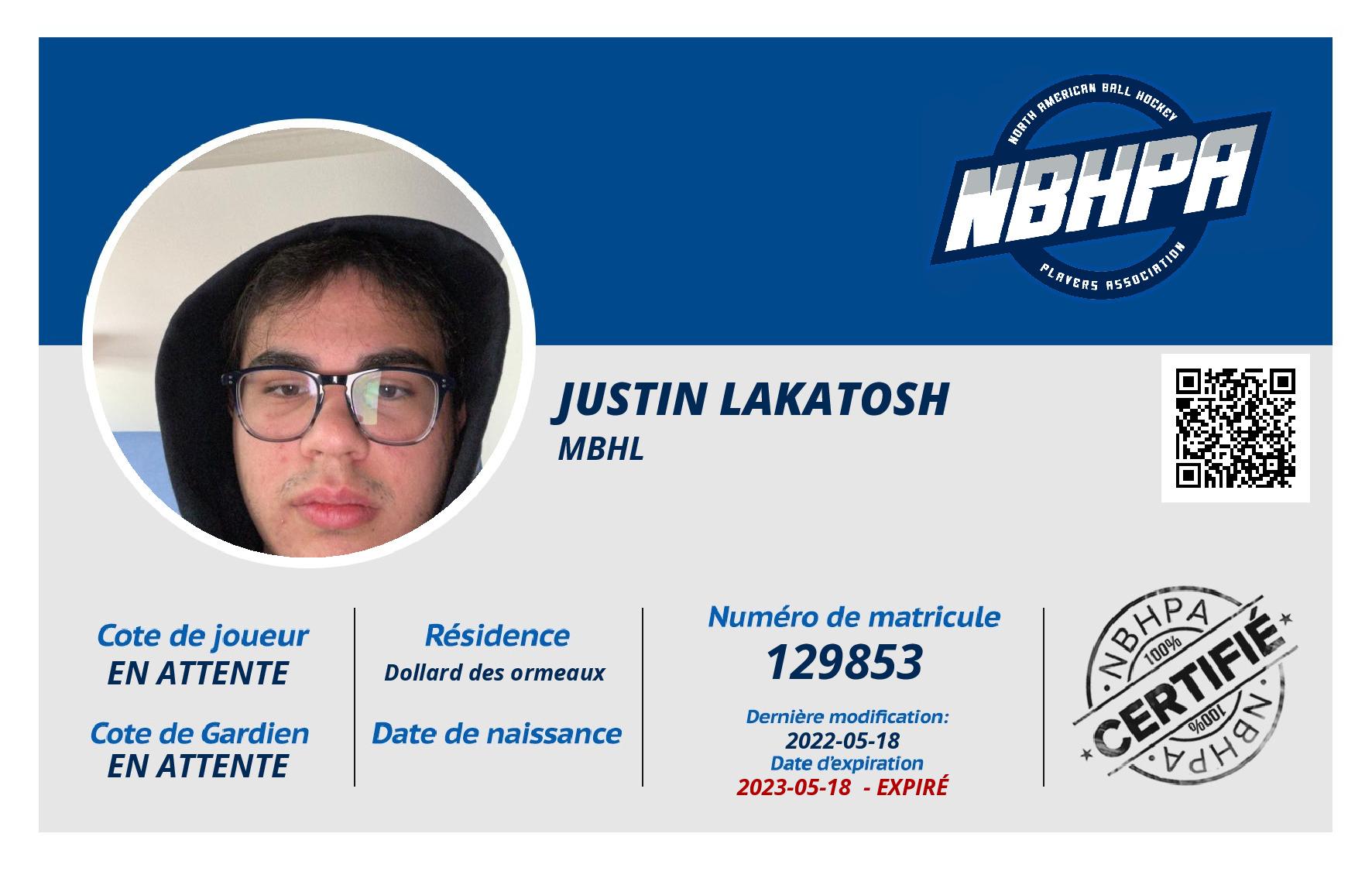 Justin Lakatosh
