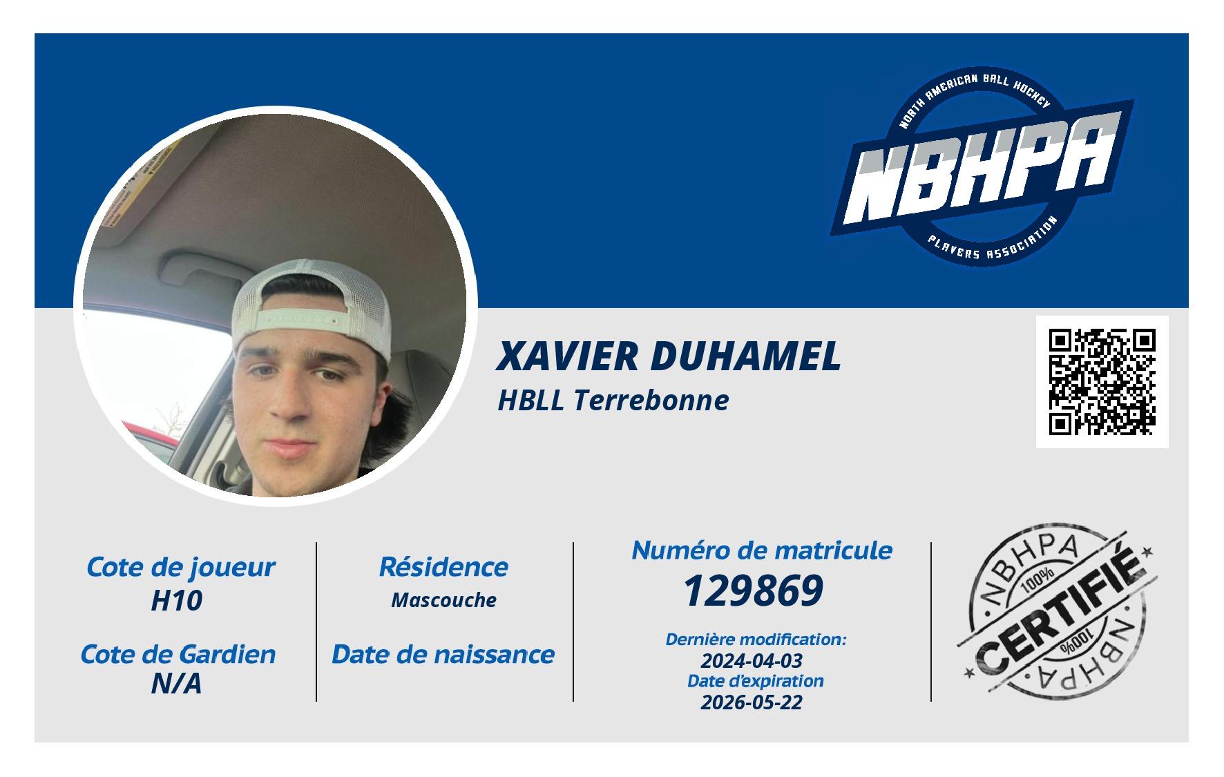 Xavier Duhamel