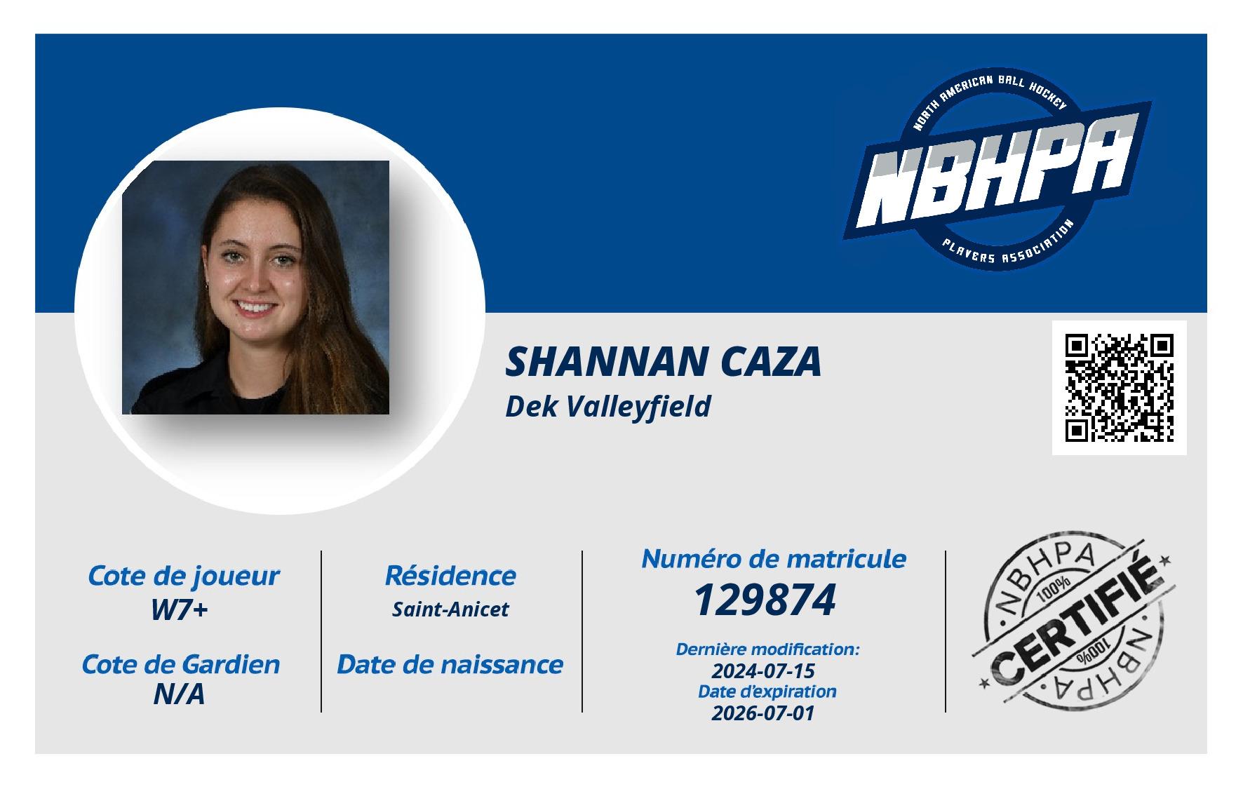 Shannan Caza