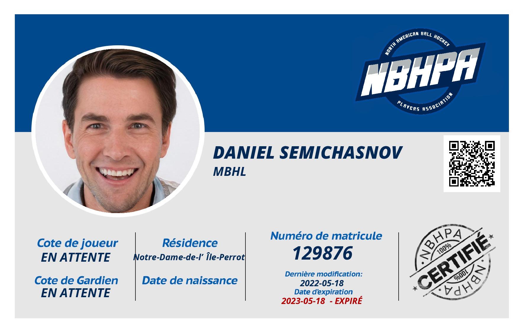 Daniel Semichasnov 