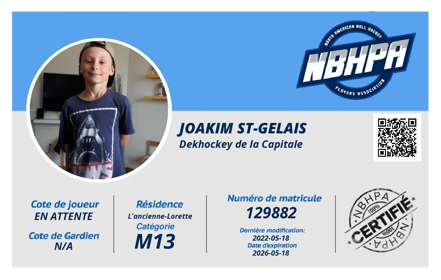 Joakim St-gelais