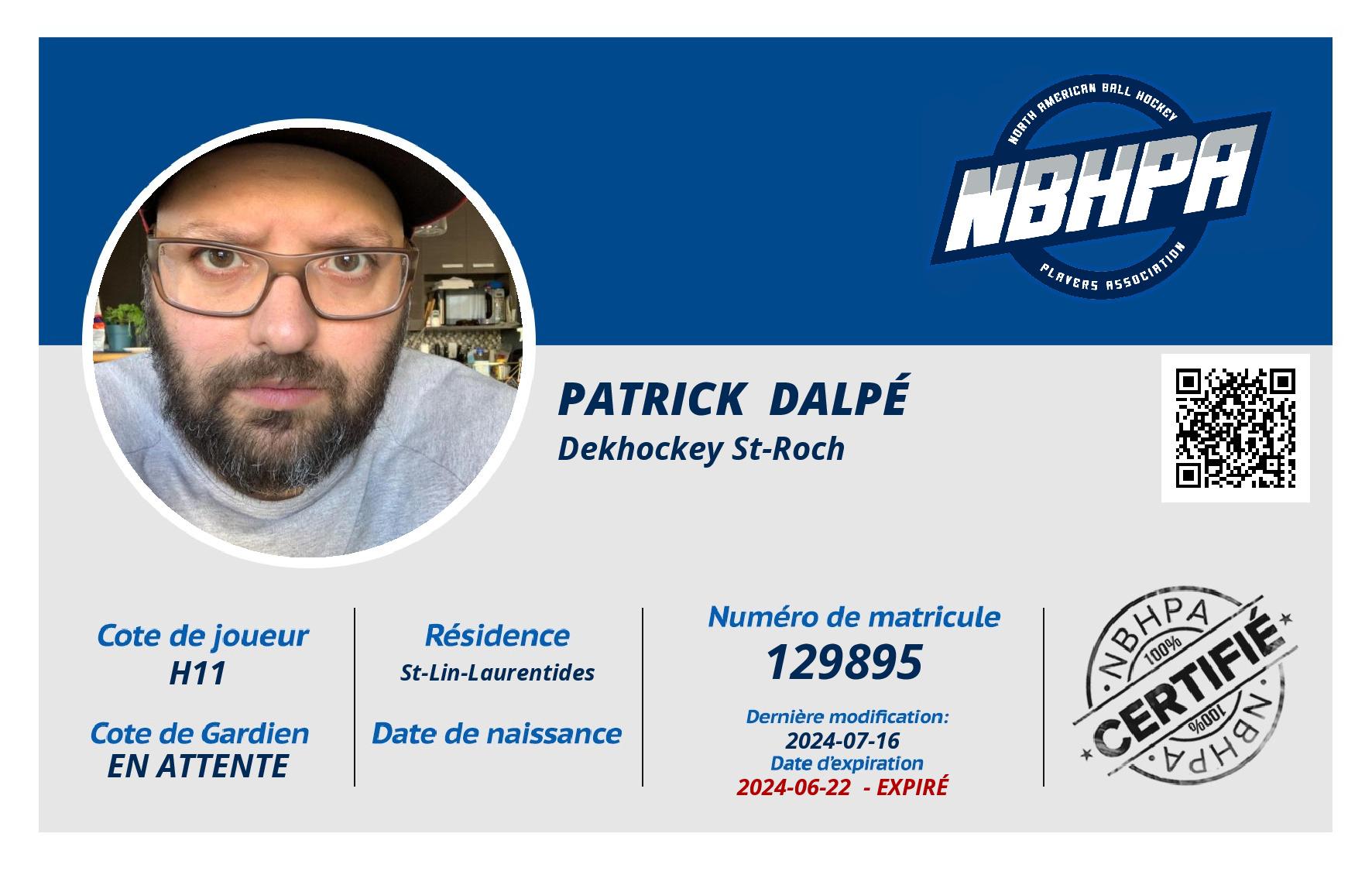 Patrick  Dalpé 