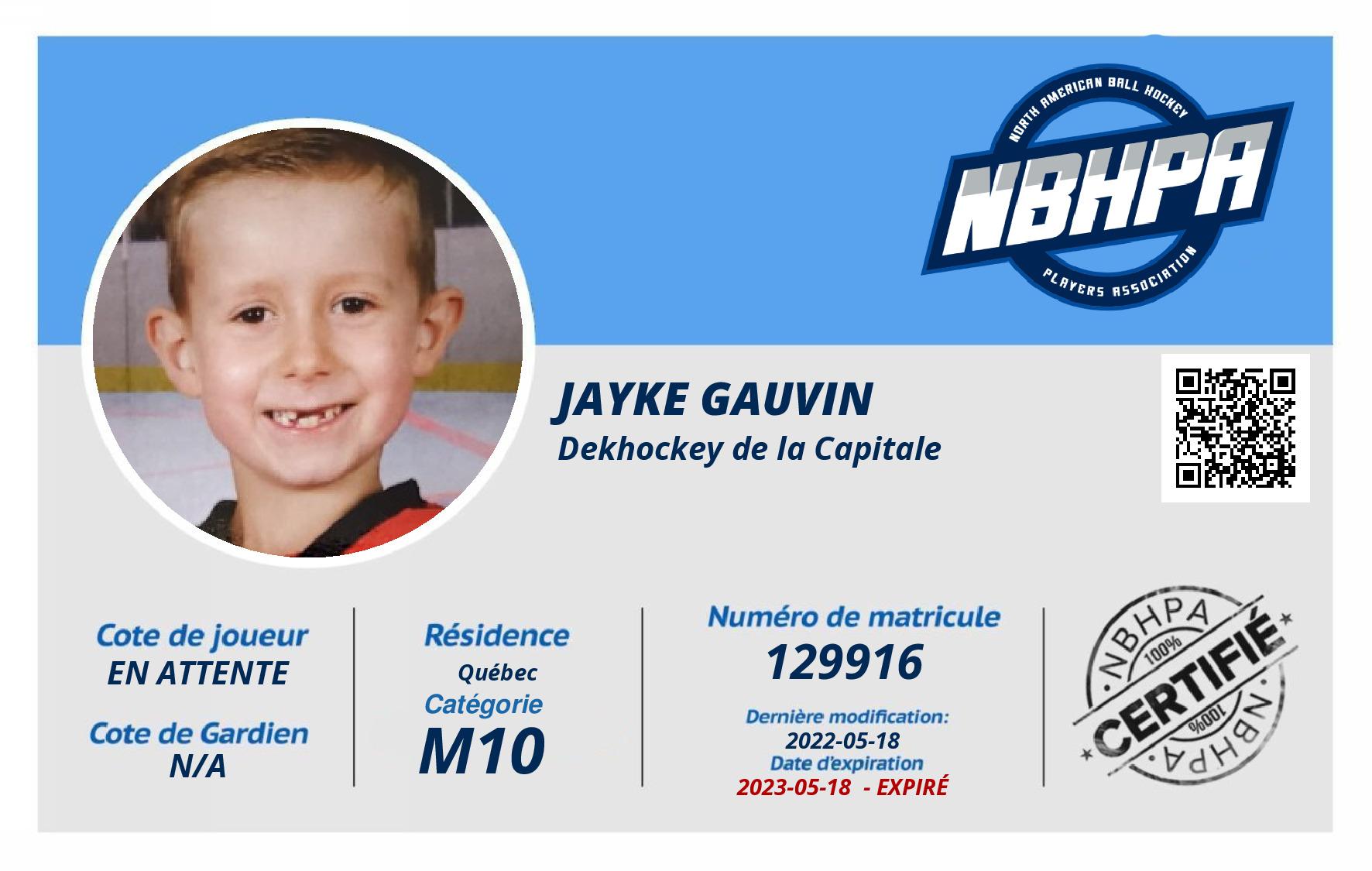 Jayke Gauvin