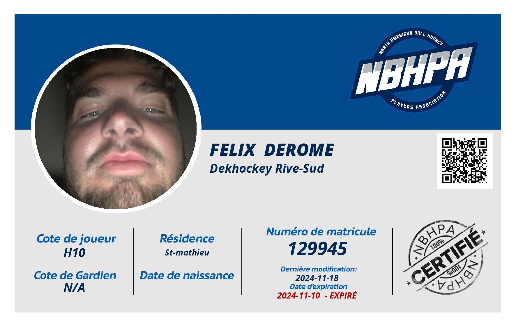 Felix  Derome