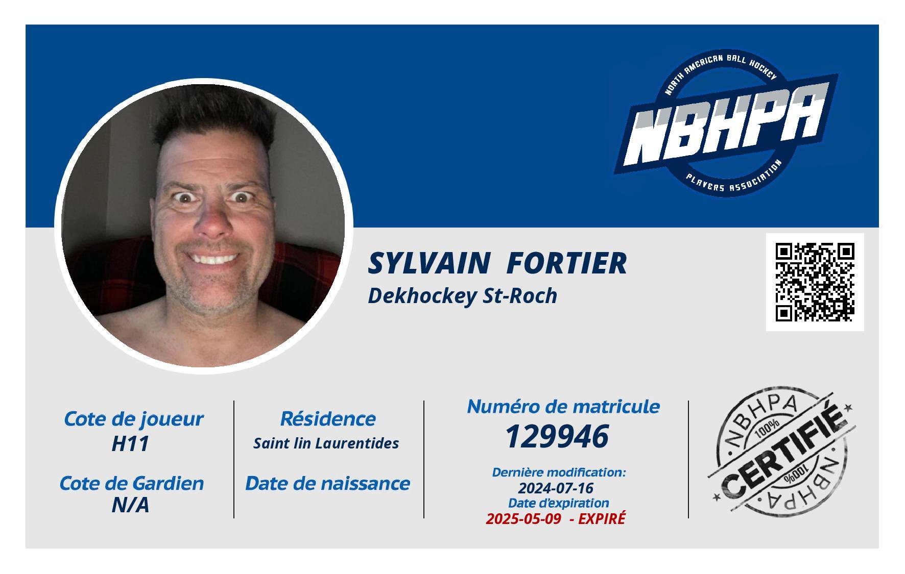 Sylvain  Fortier