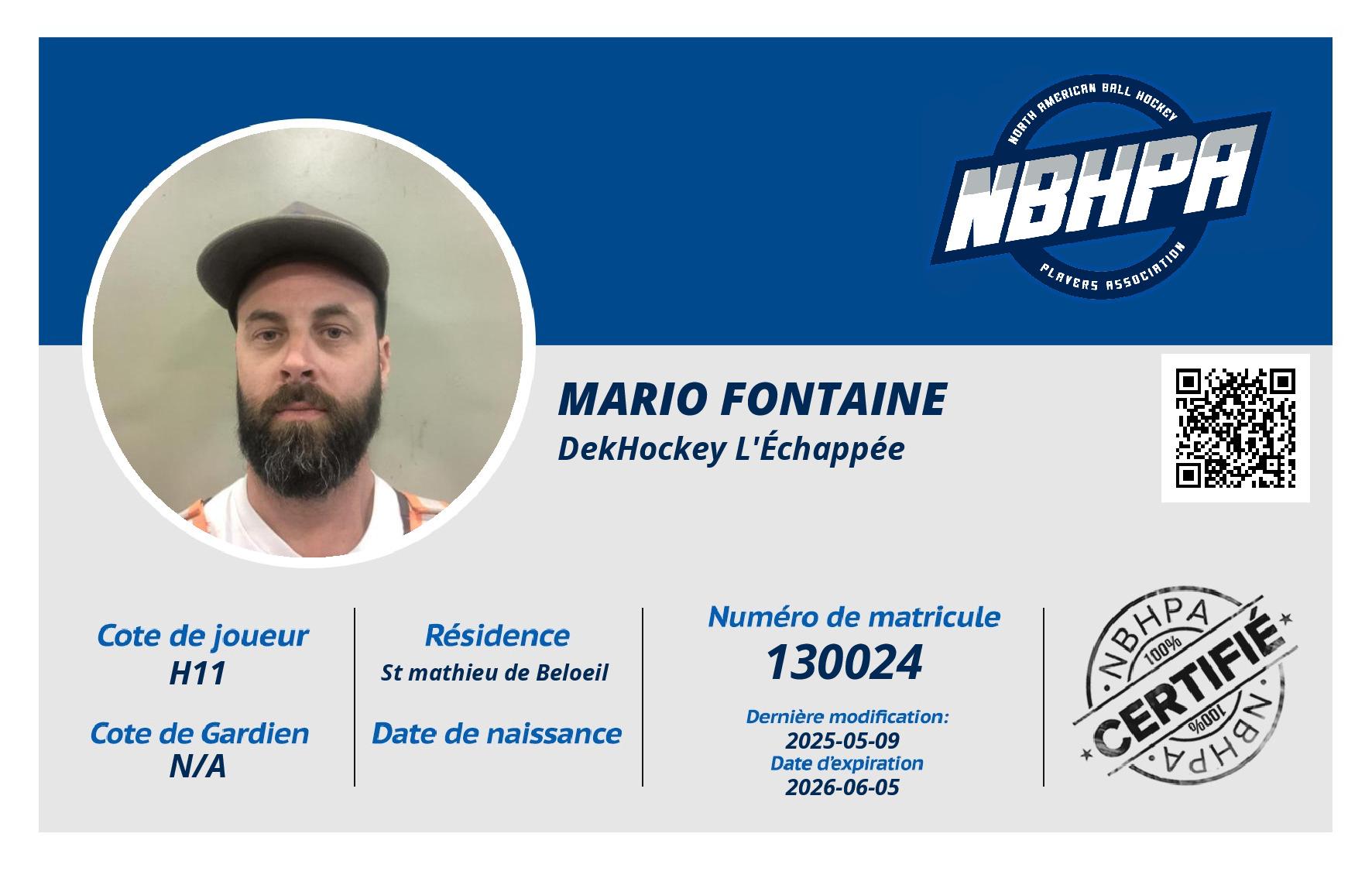Mario Fontaine 