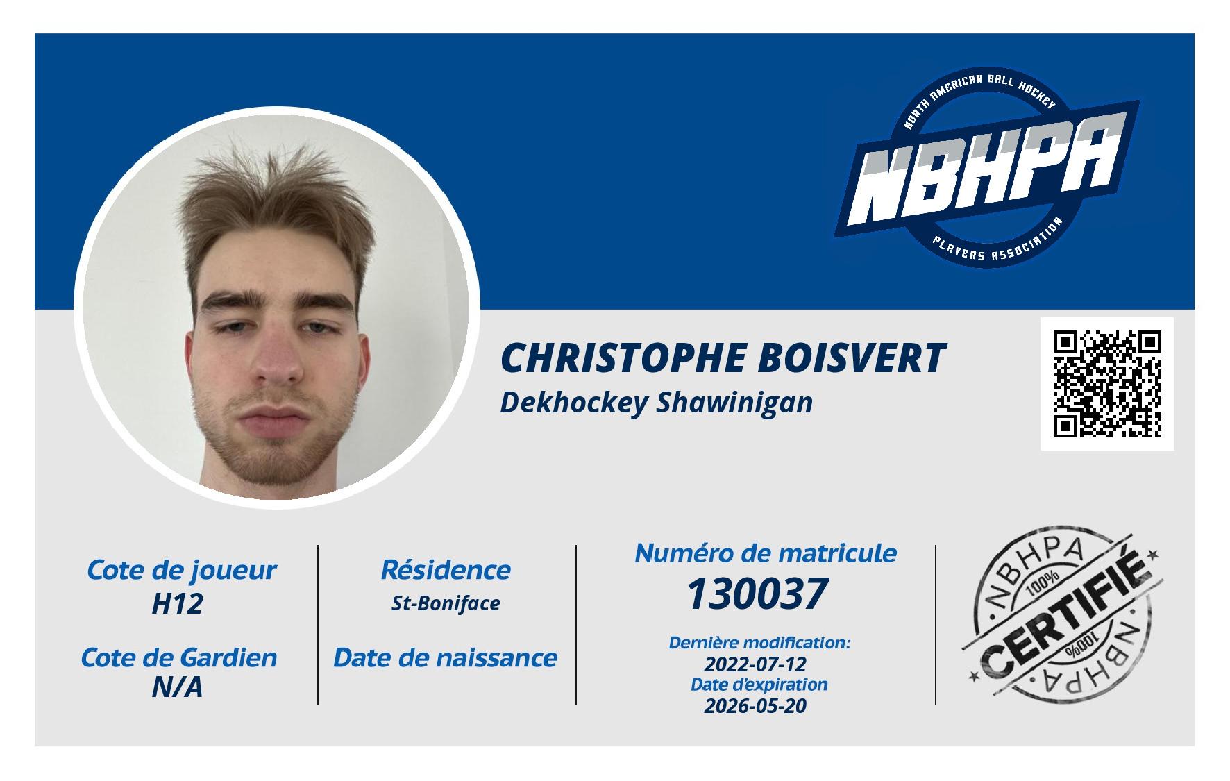 Christophe Boisvert