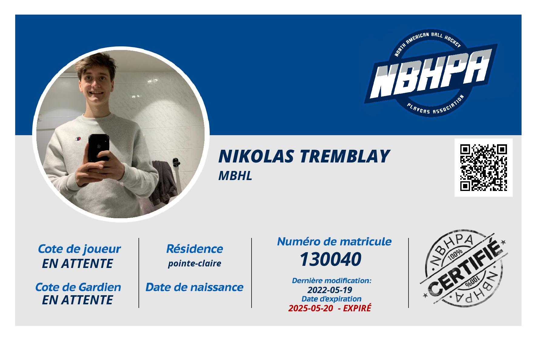 Nikolas Tremblay