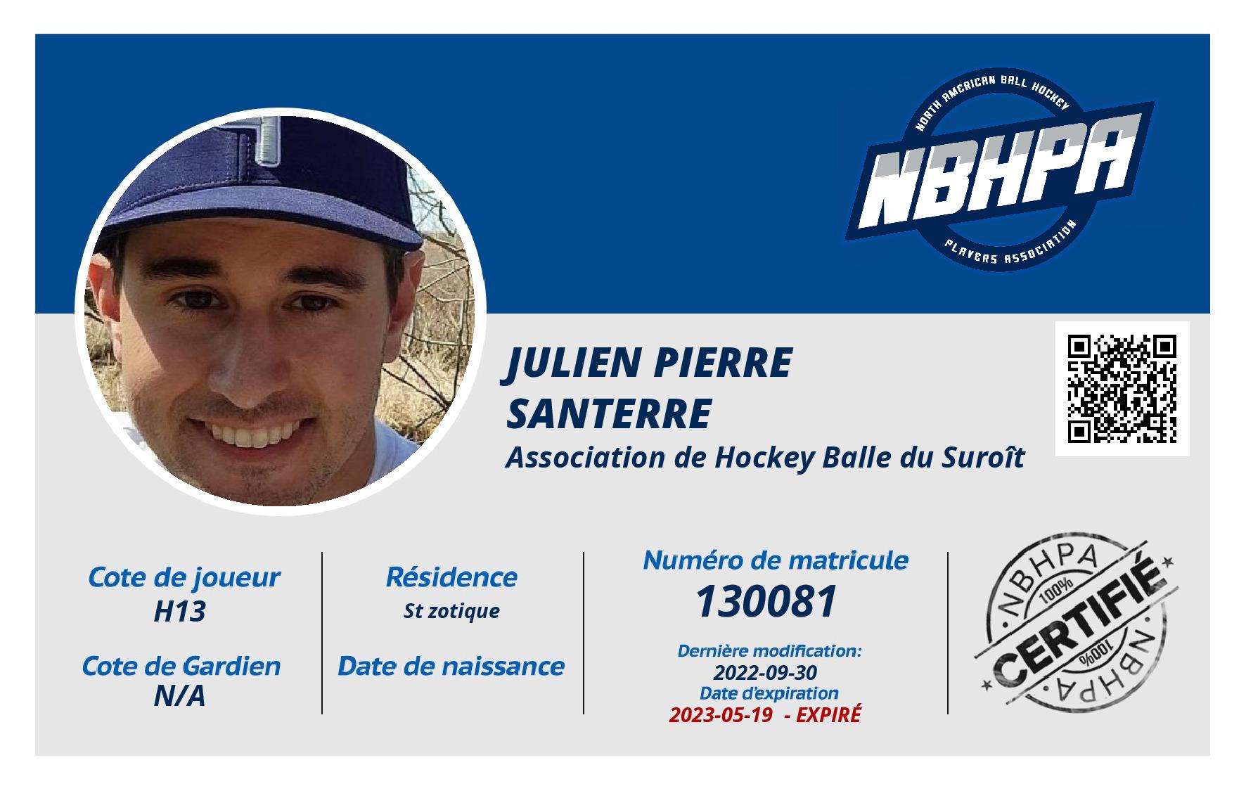 Julien pierre Santerre