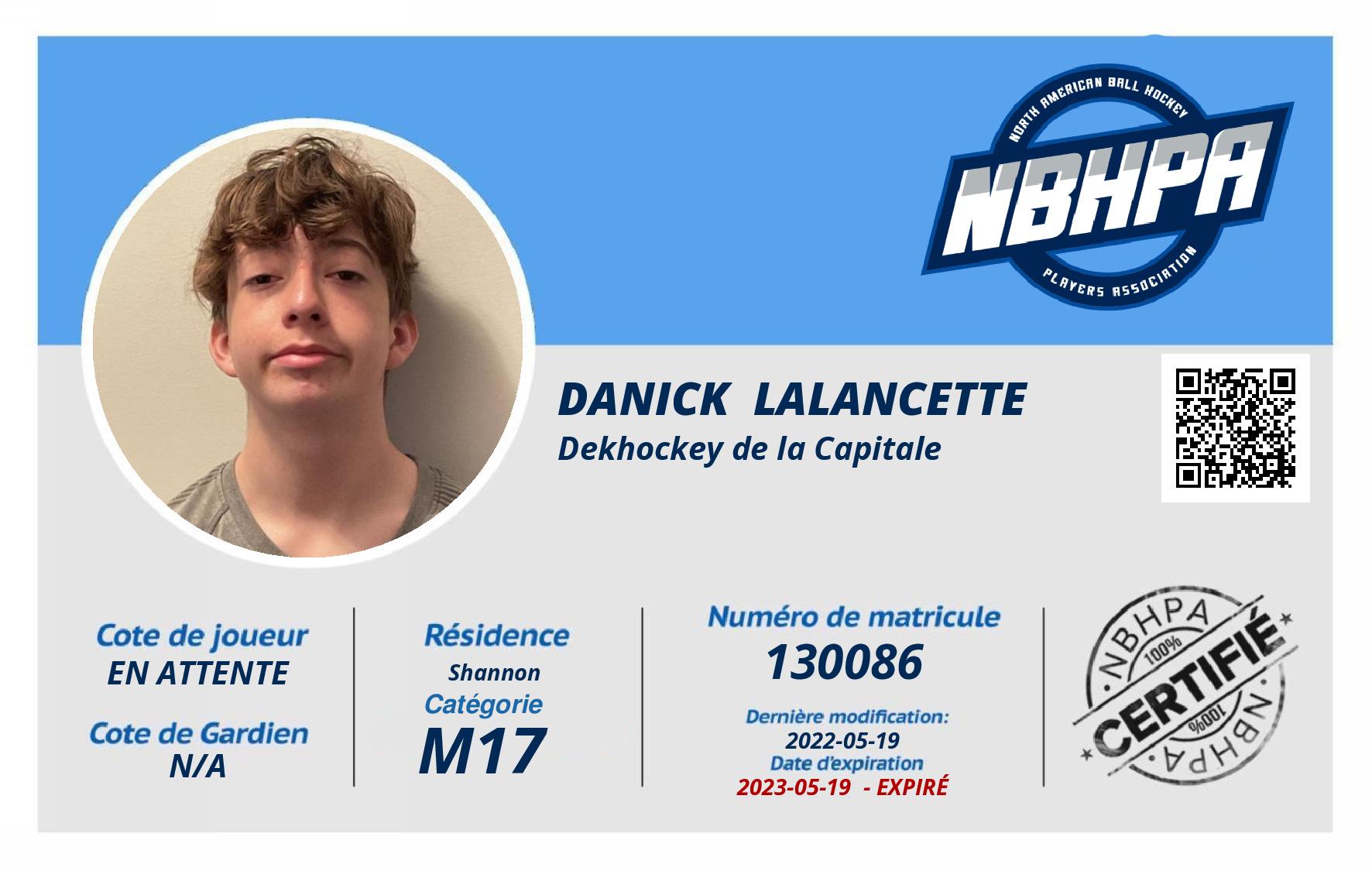 Danick  Lalancette 