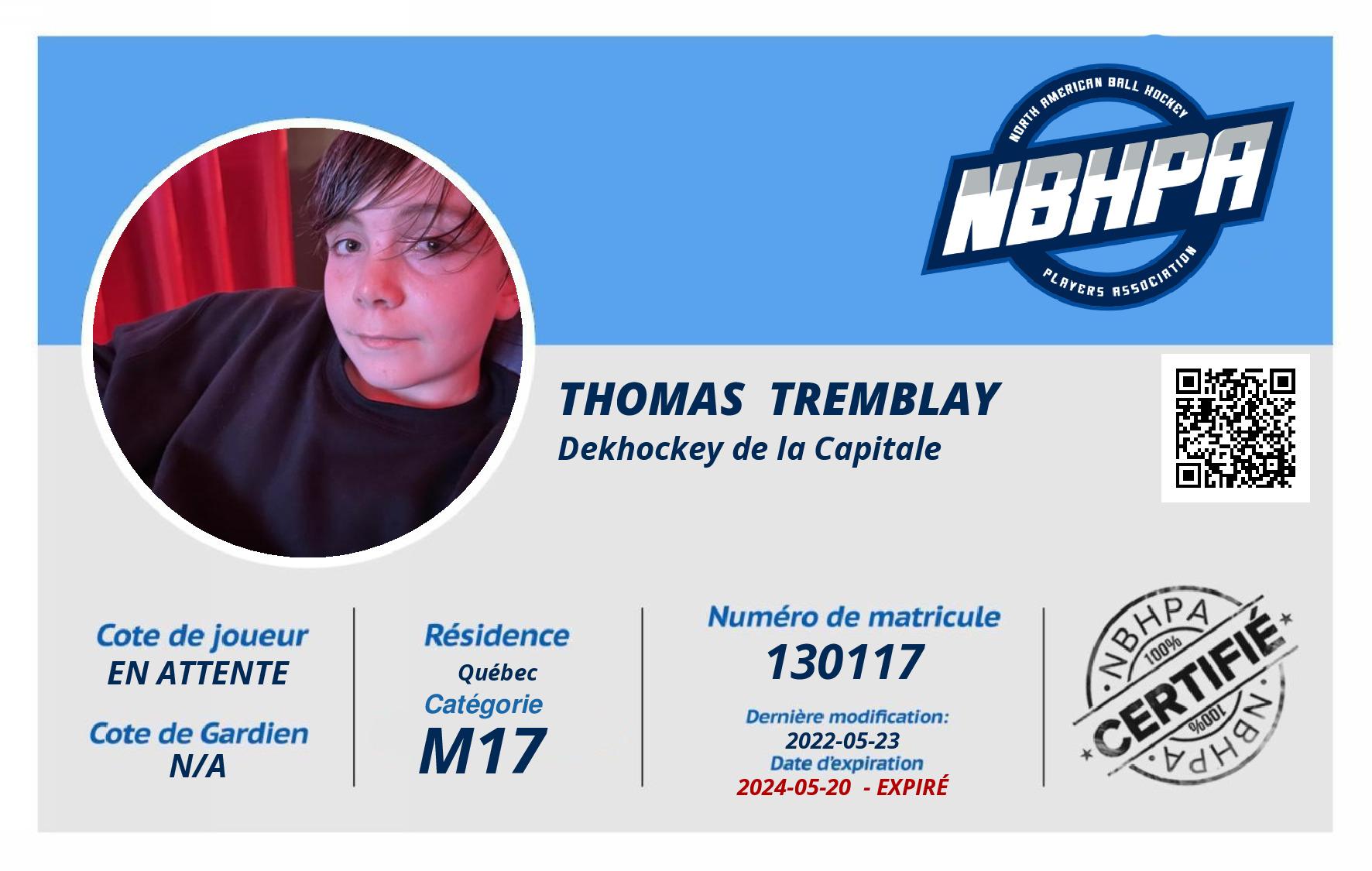 Thomas  Tremblay 