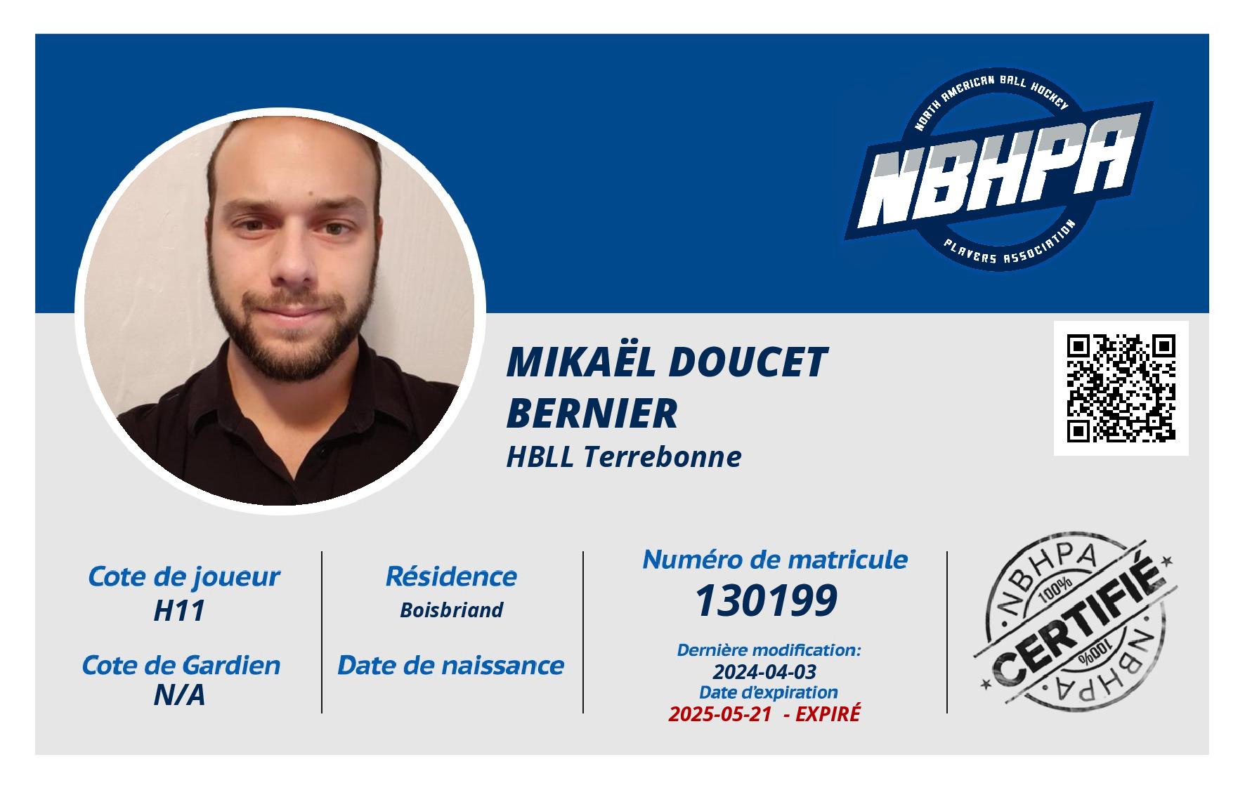 Mikaël Doucet Bernier