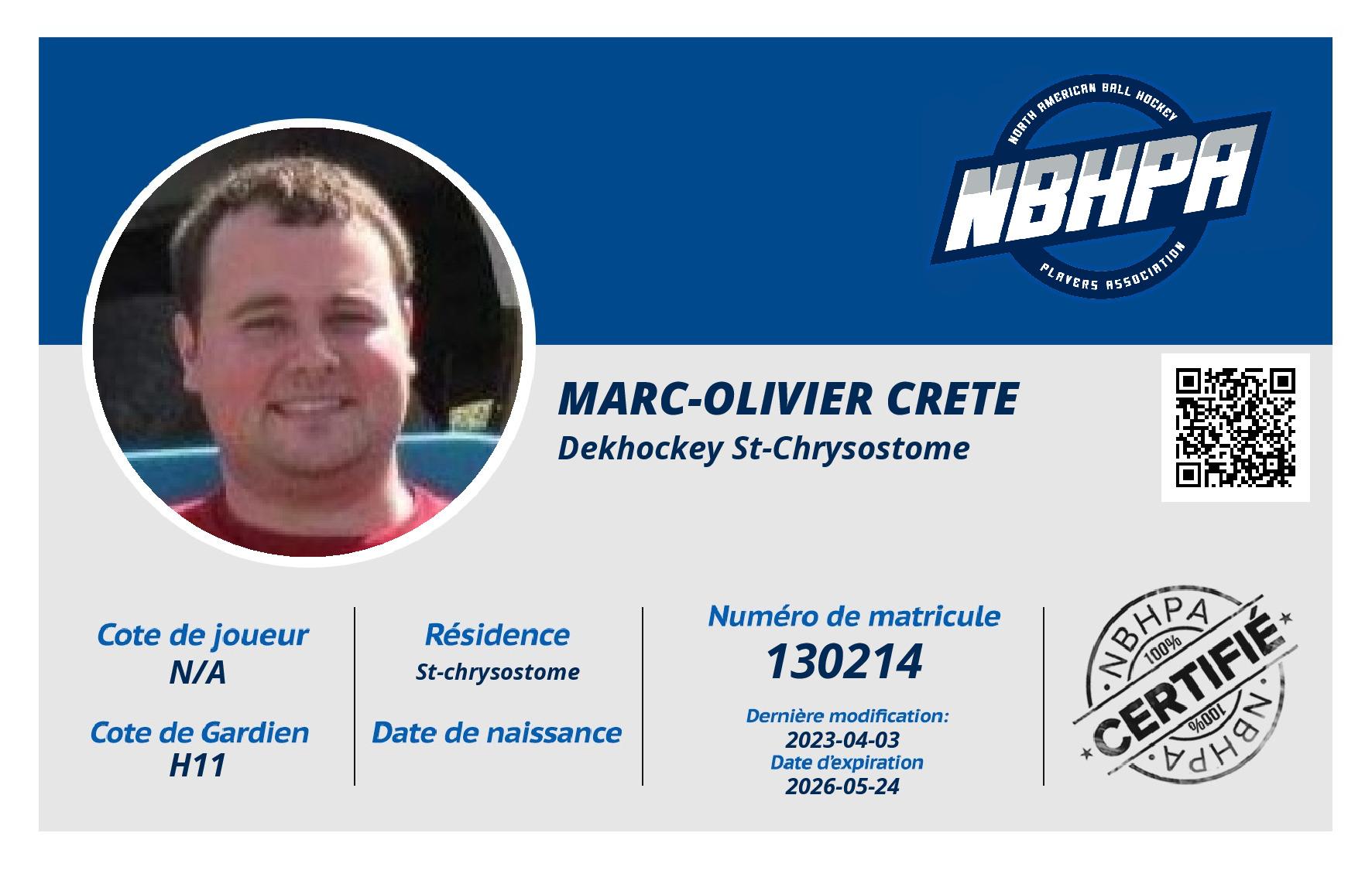 Marc-Olivier Crete