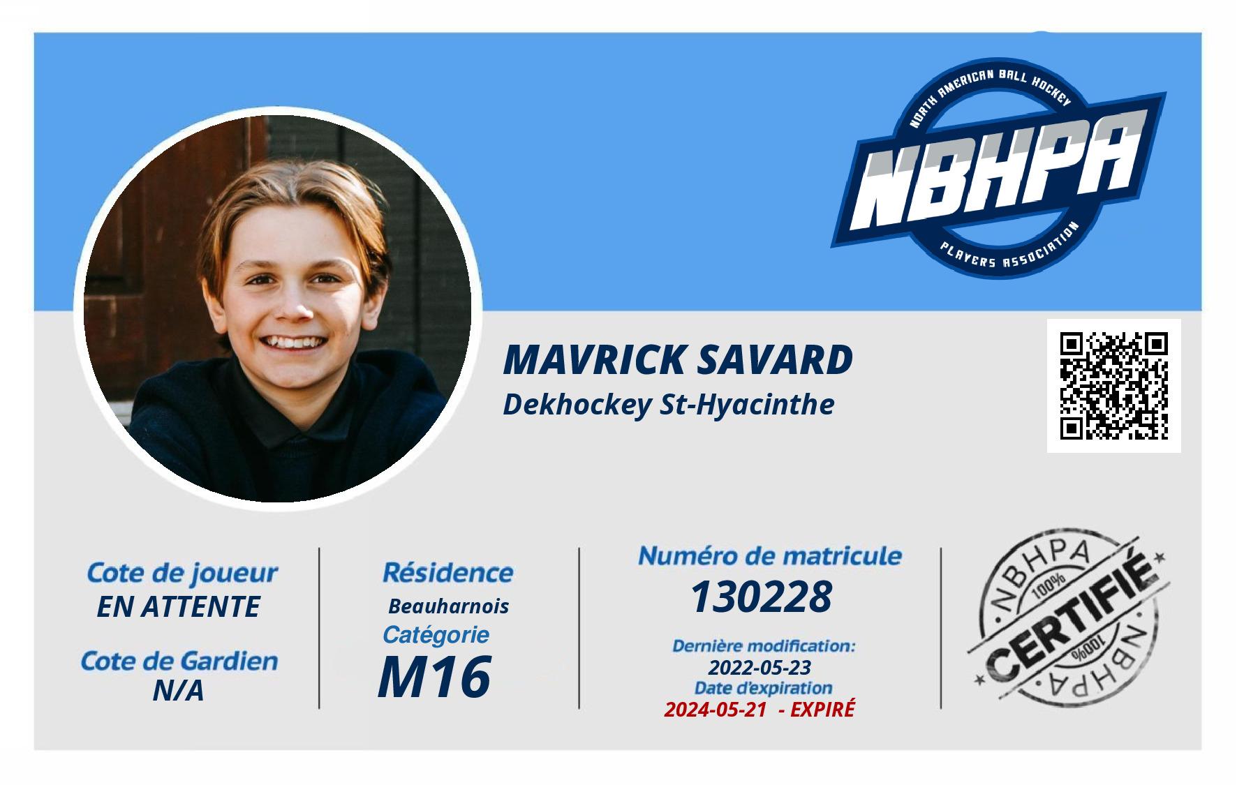 Mavrick Savard
