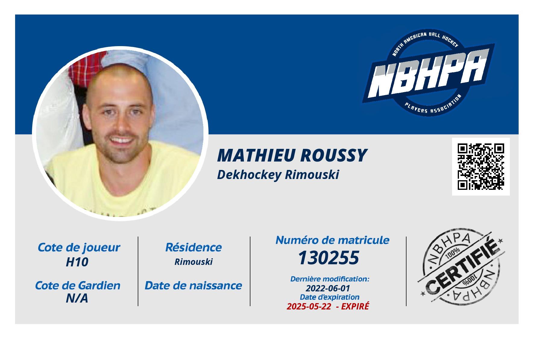Mathieu Roussy