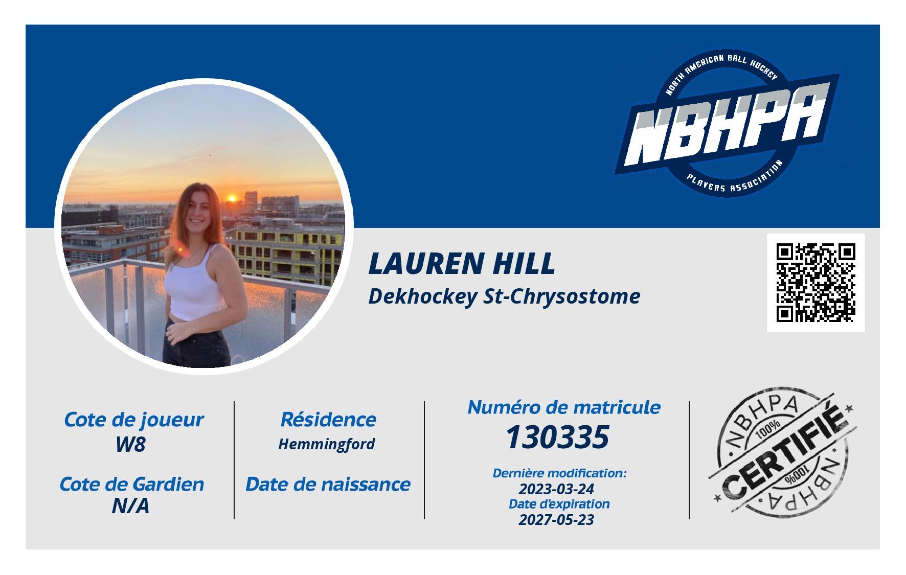Lauren Hill