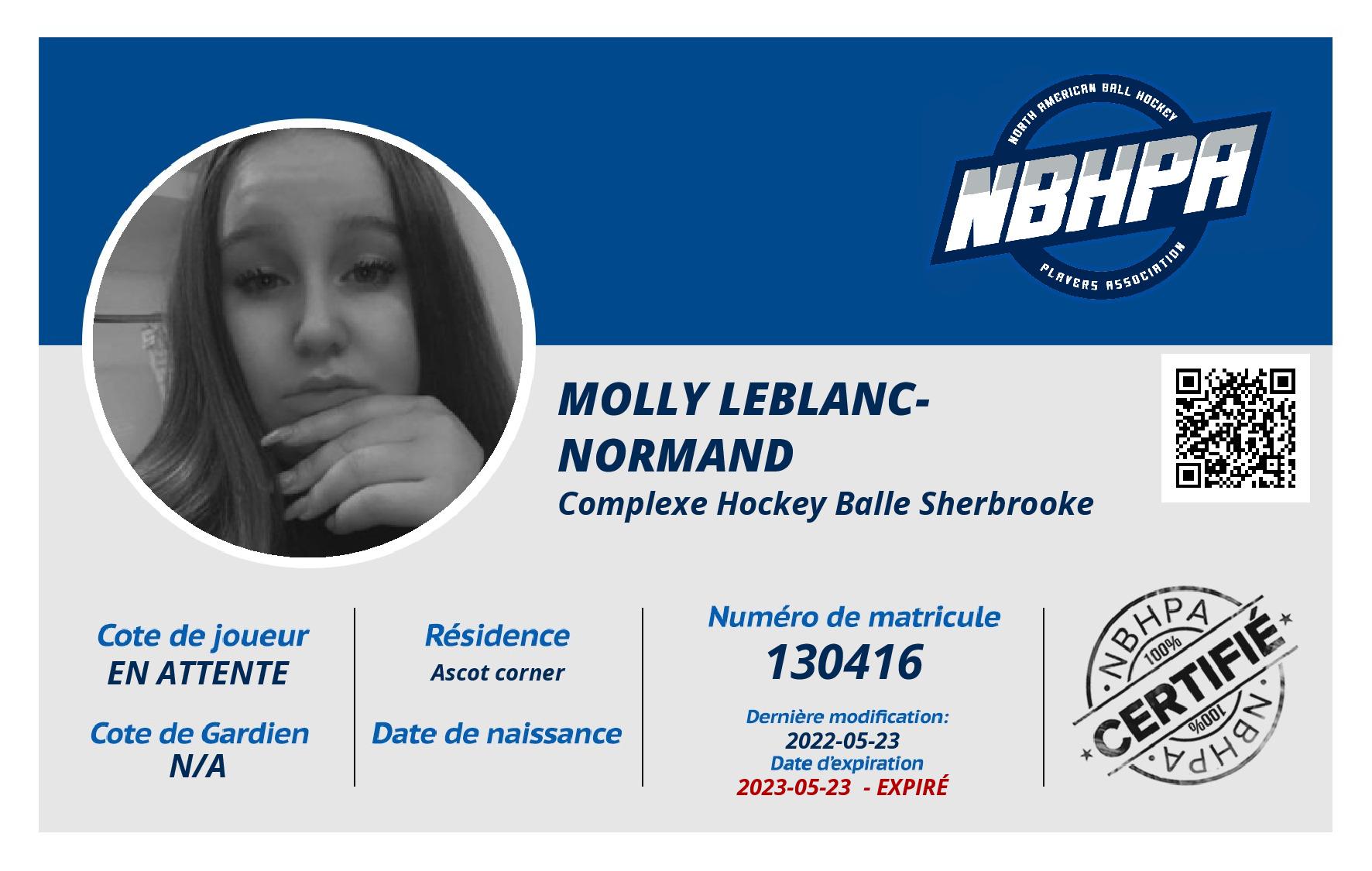 Molly Leblanc-Normand