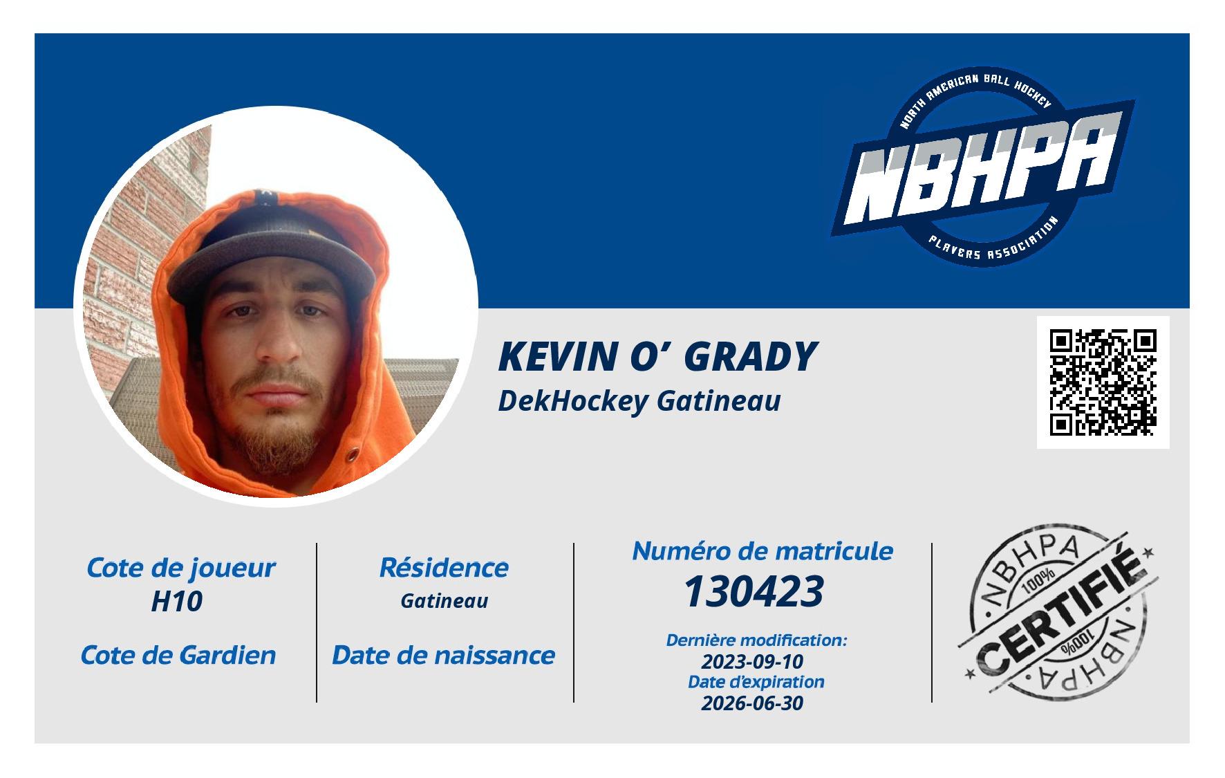 Kevin O’grady
